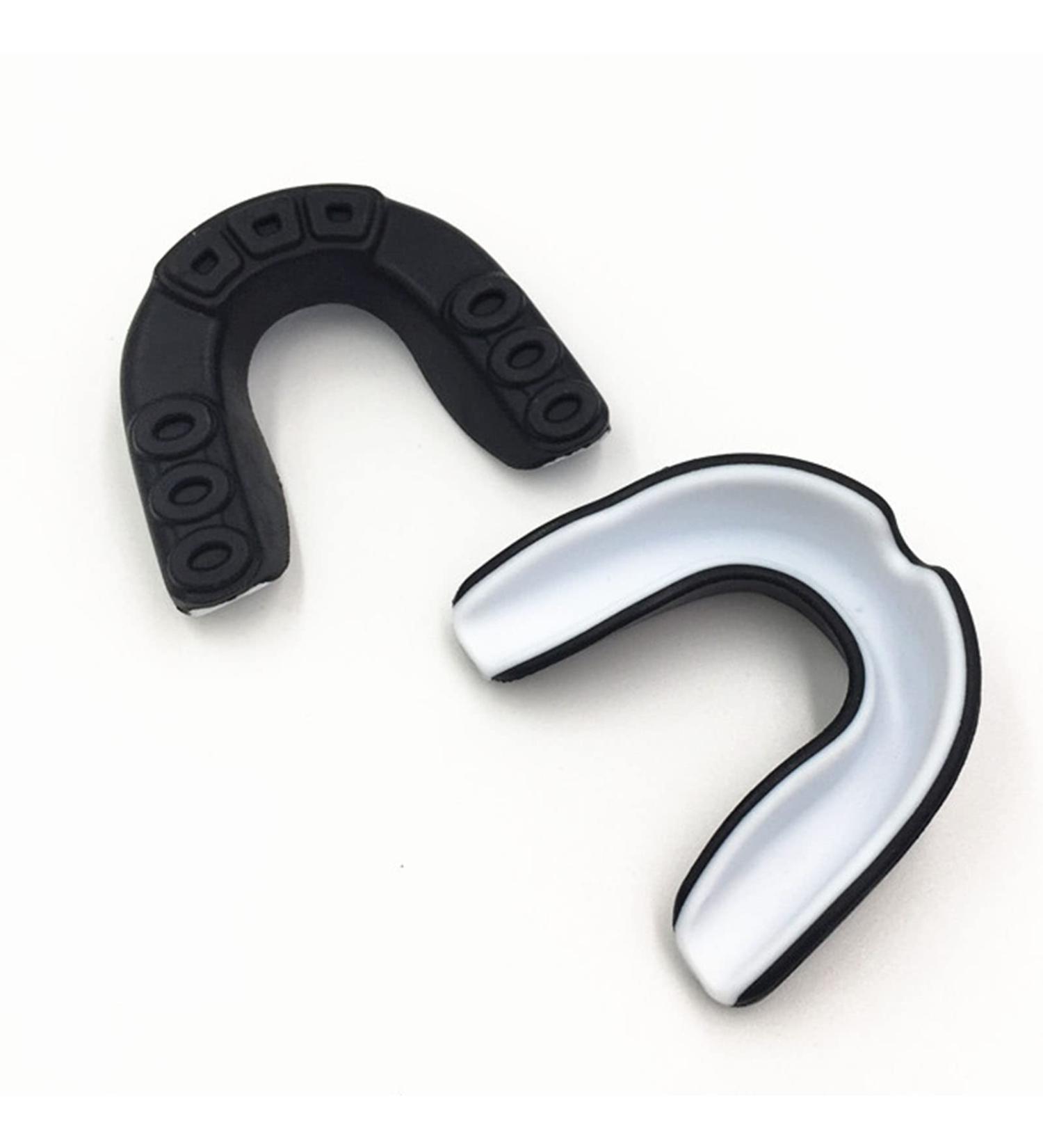 Verdant Touch Slim Fit Athletic Mouthguard for Boxing & Football - Impact Resistant Tooth Protection in Black & White - Buy Online on GoSupps.com