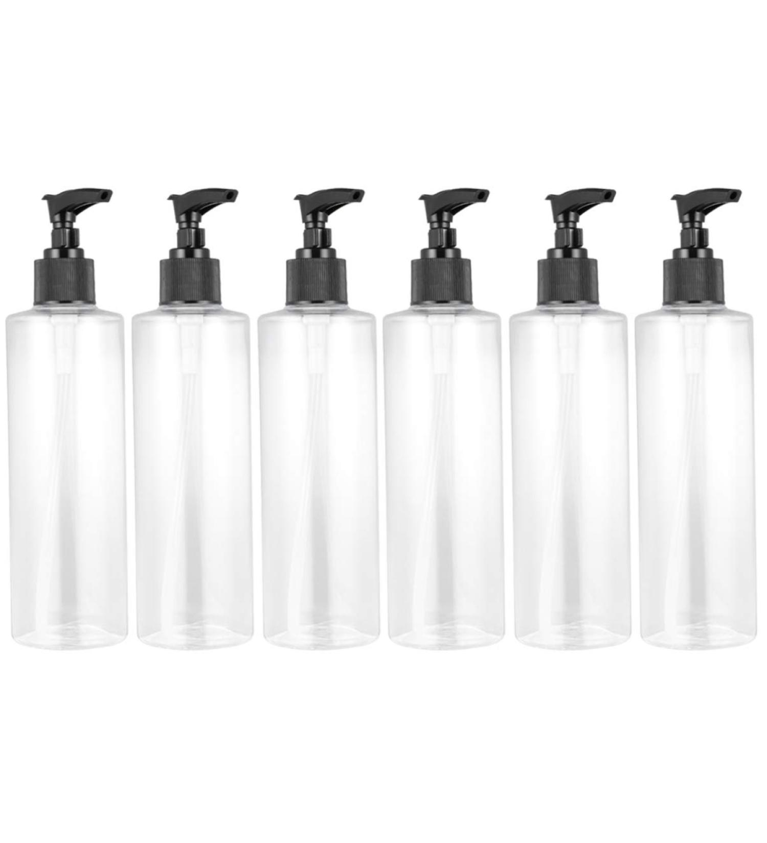 Beaupretty 6Pcs 250ml Soap Dispenser Pump Bottles Travel Empty Lotion Pump Bottle Refillable Bottle for Liquid Soap Lotions Shampoo (Clear) Transparent - Buy Online on GoSupps.com