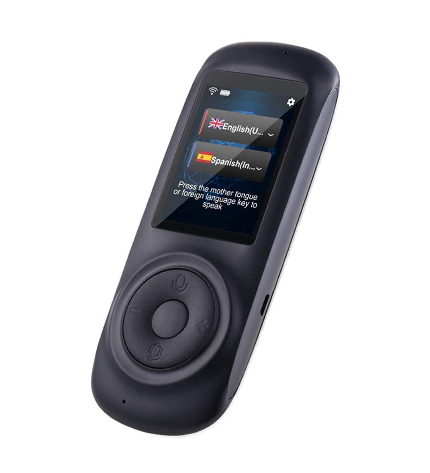 Portable Voice Translator Smart Foreign Language Translator Device Wifi/4G Two-Way Speech/Text 2.4 Inch Touch Screen Support 70 Languages for Travel Business White Good Times Black - Buy Online on GoSupps.com