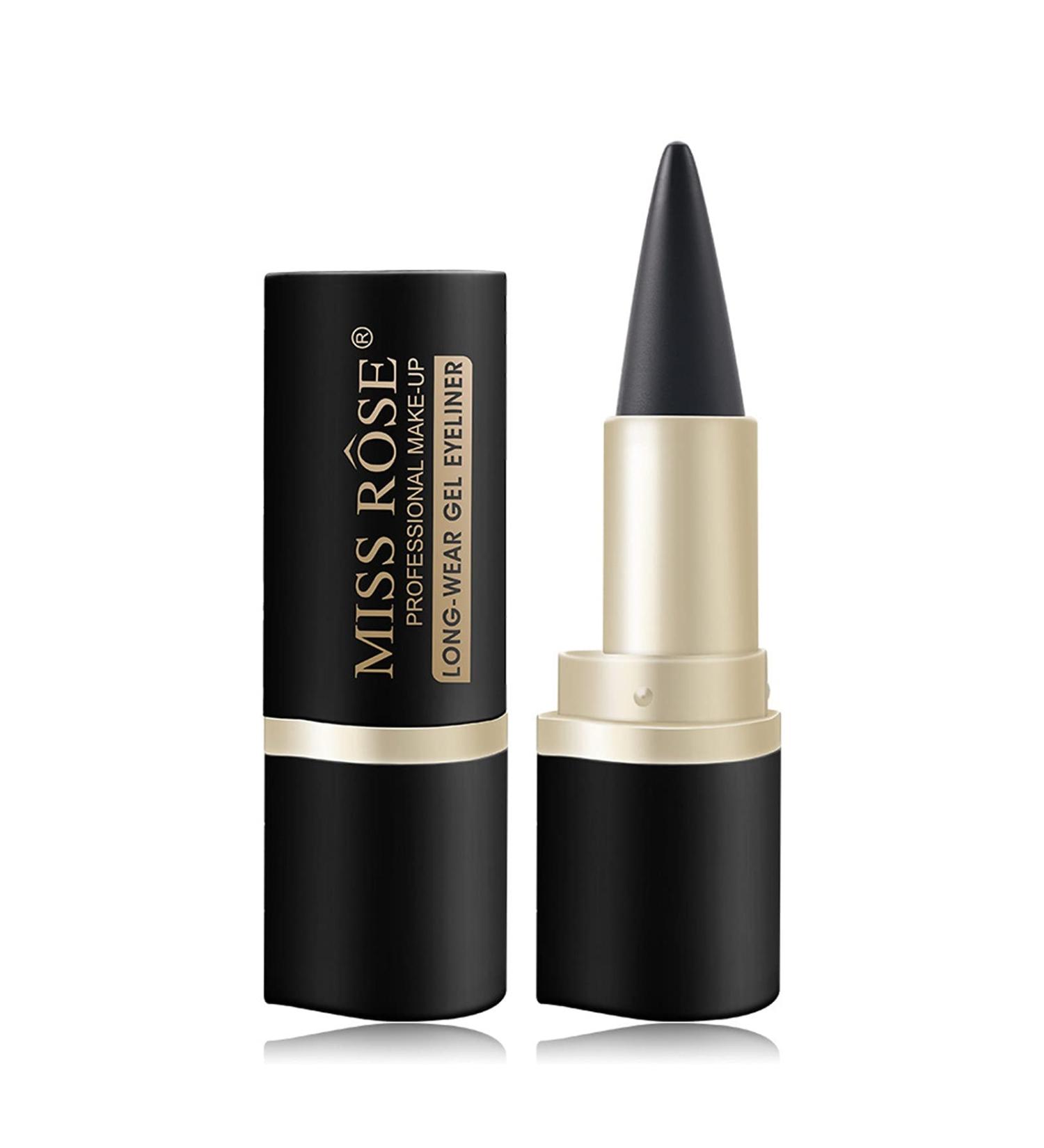 Satin Finish Waterproof Black Liquid Eyeliner Pen - Long Lasting & Quick-Drying Formula - Buy Online on GoSupps.com