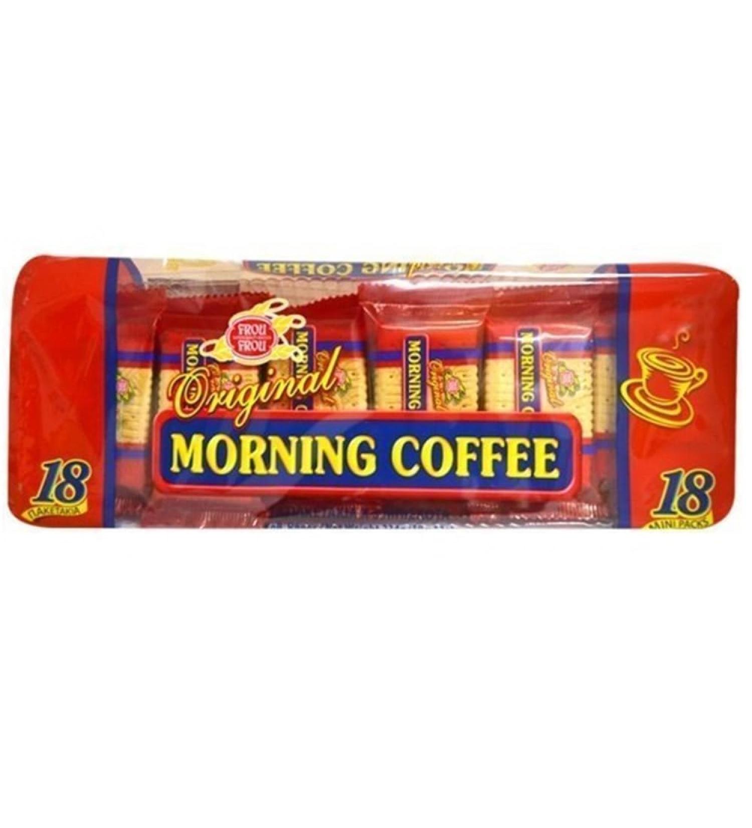 Frou Frou Frou Frou 18 x 13g packs of Original Morning Coffee Biscuit Crackers - Also suitable for baking cakes and pastries
