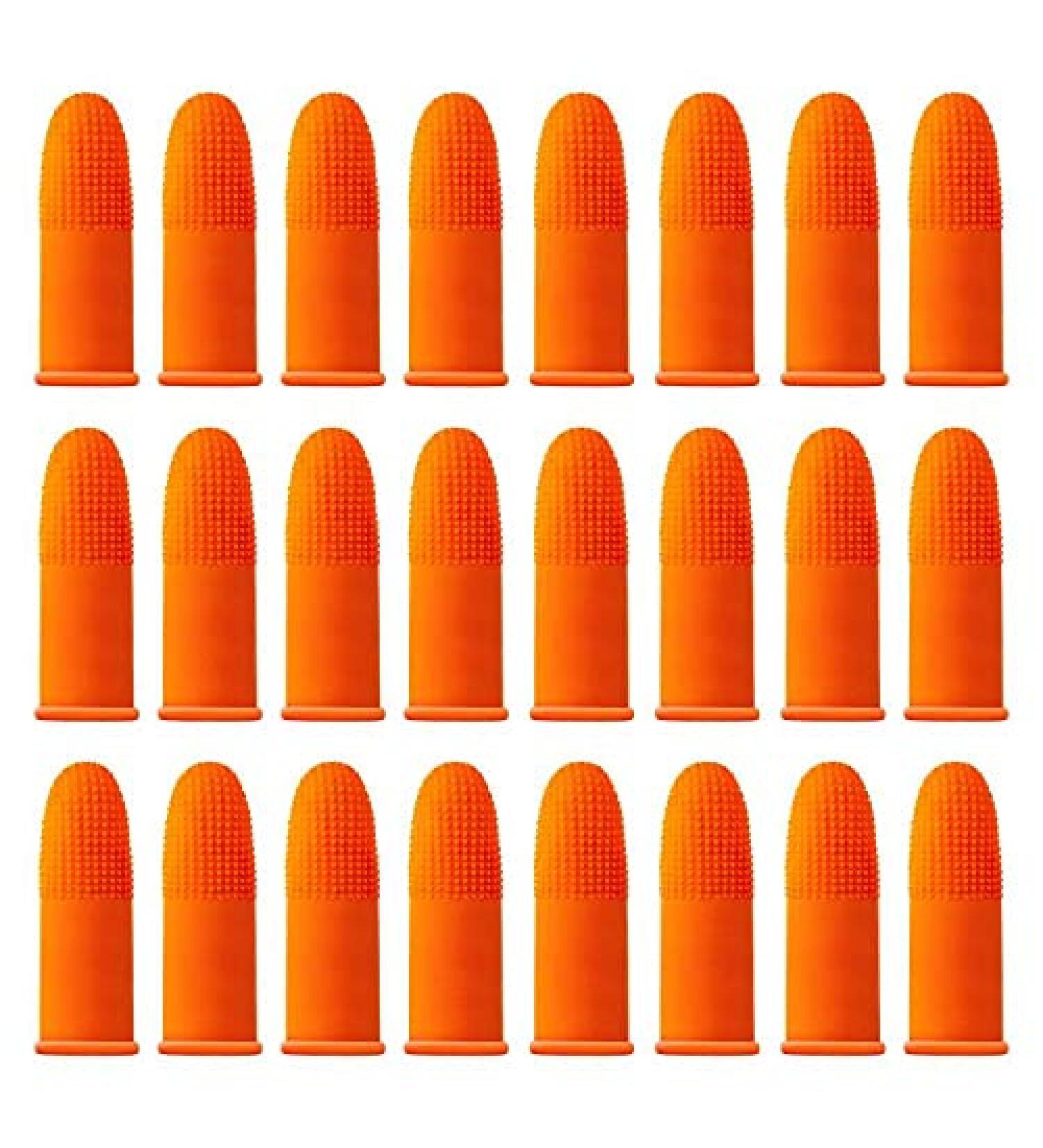 Pufeuoo 200Pcs Latex Finger Covers - Anti Slip Finger Protectors for Sewing, Adhesives, Gardening and Wax - Buy Online on GoSupps.com