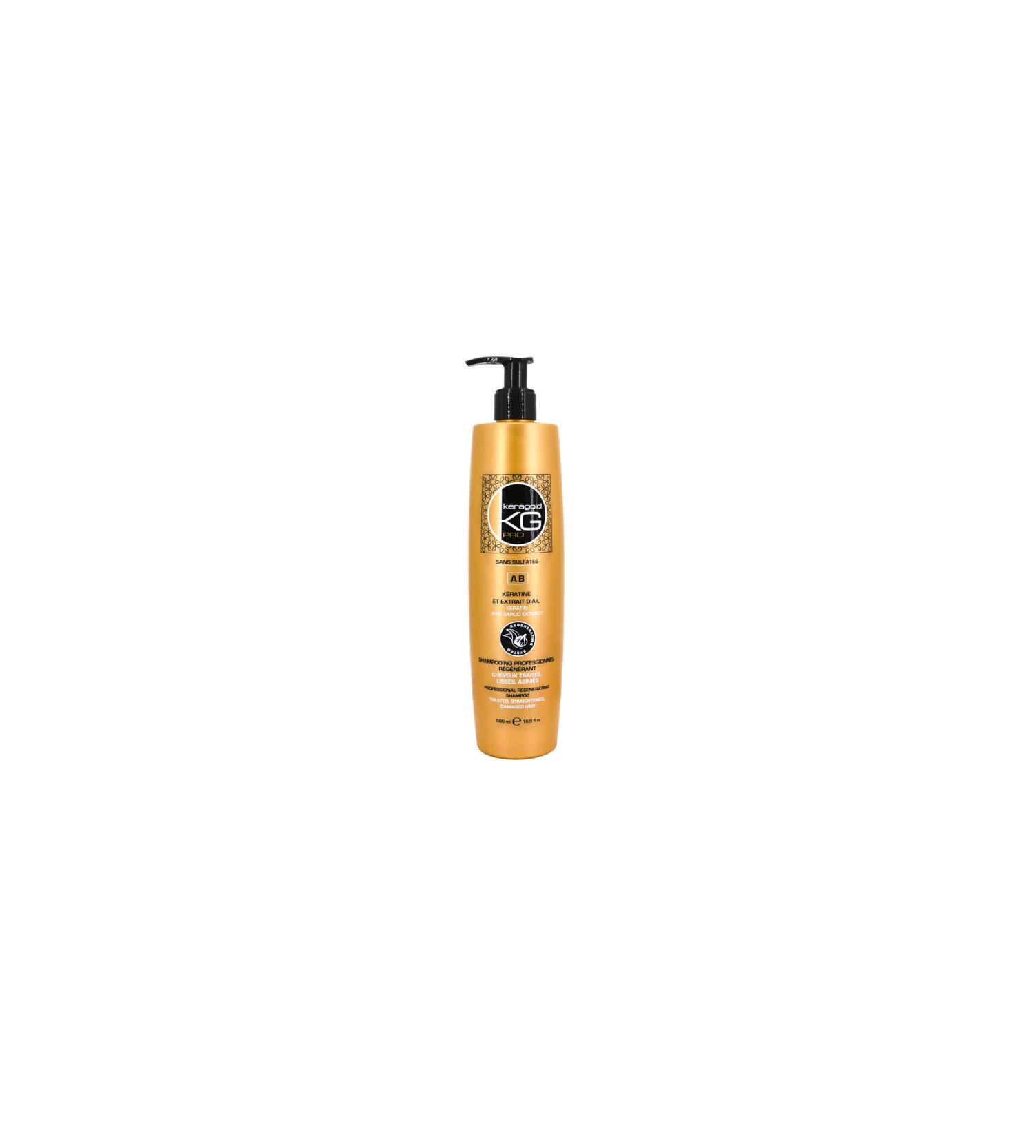 Keragold sulfate-free shampoo 500ml (KERATIN AND GARLIC EXTRACT)