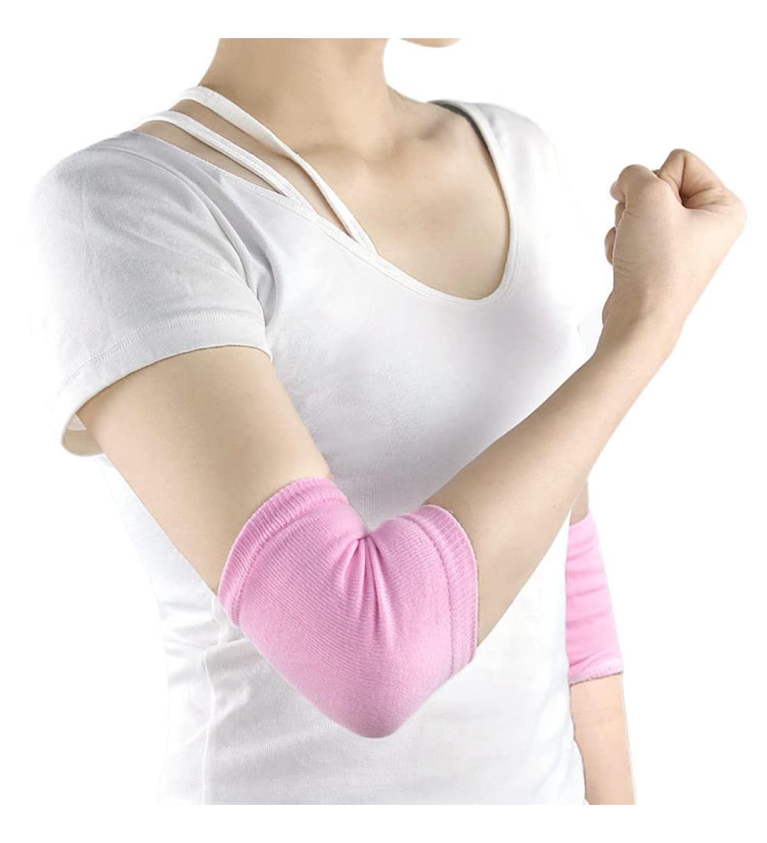 GOTOTOP Gel Elbow Pads - Breathable Elbow Skin Care & Nursing Cover for Women - One Size Fits Most - Pink - Buy Online on GoSupps.com