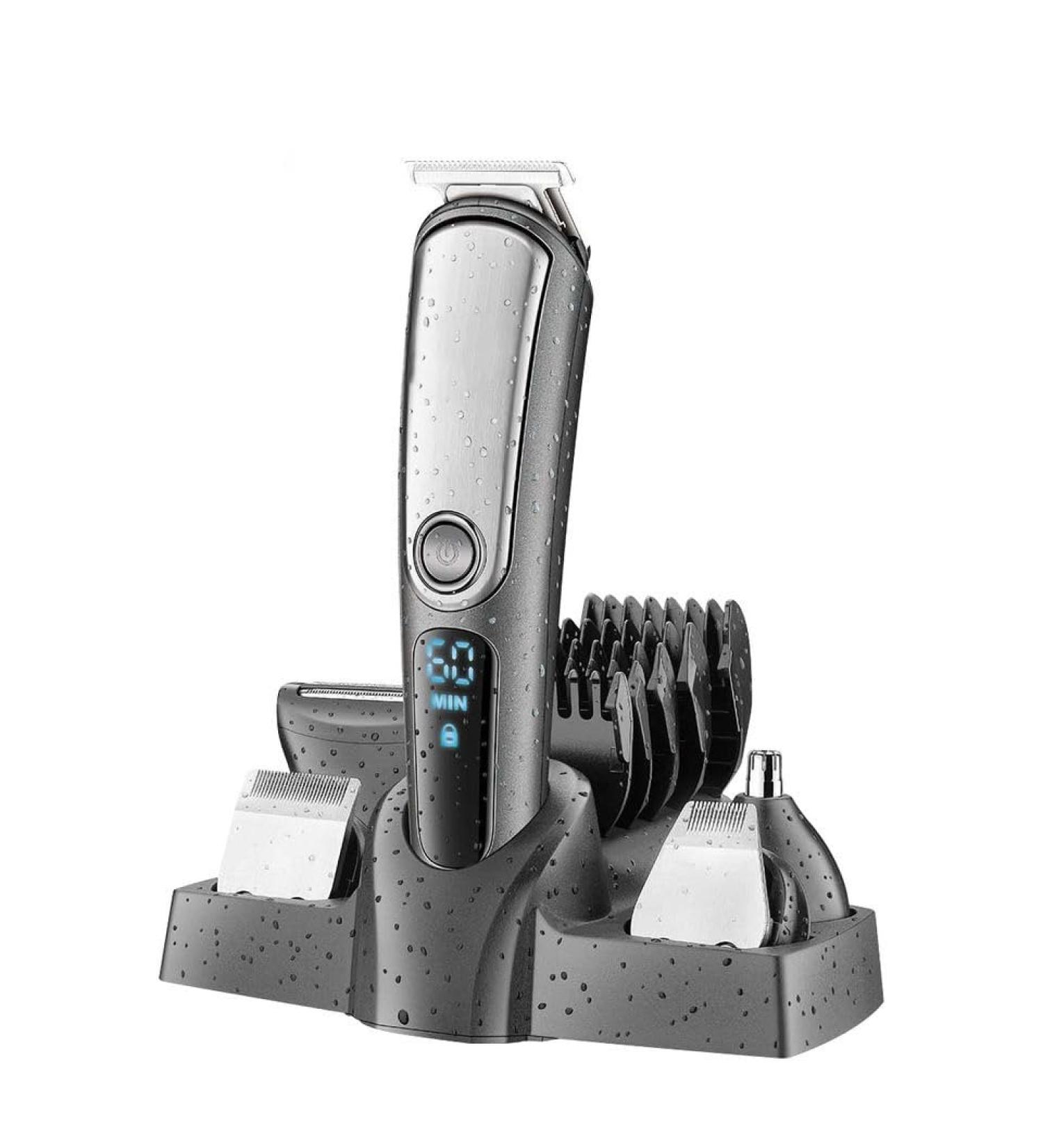 Professional Hair Clippers for Men | Rechargeable Beard & Hair Trimmer Grooming Kit - Electric Shavers & Body Groomer - Buy Online on GoSupps.com