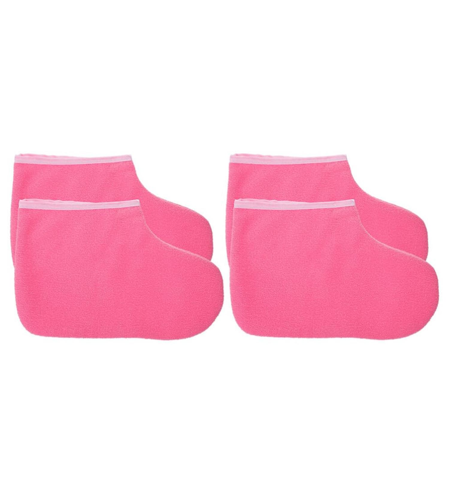 TOVINANNA 2 Pairs Paraffin Wax Booties Paraffin Heated Foot SPA Liners Paraffin Wax Refill Feet Cover Bags for Hot Wax Hand Therapy Paraffin Thermal Treatment Rosy - Buy Online on GoSupps.com