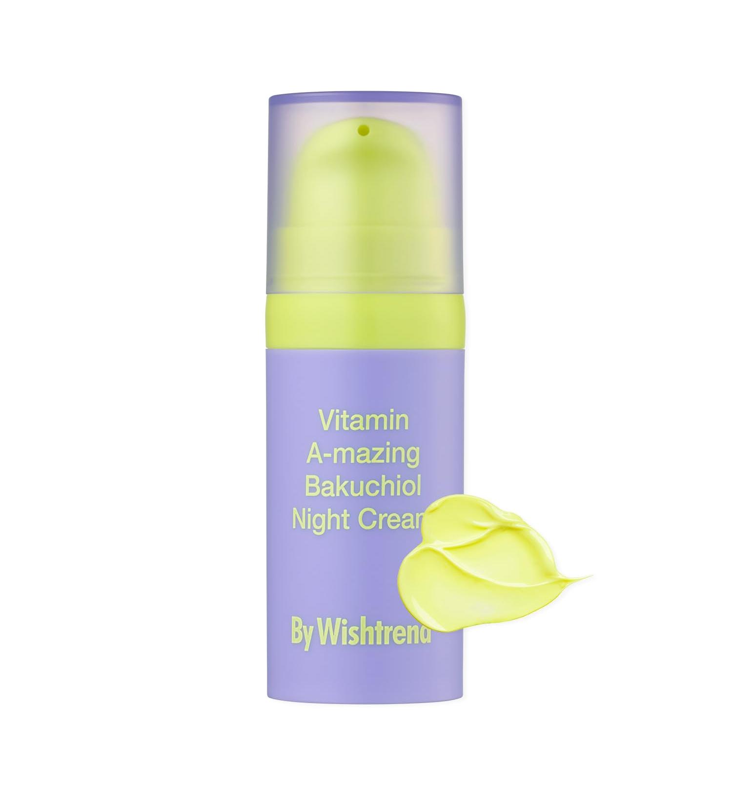 Buy WISHTREND Vitamin A-mazing Bakuchiol Retinal Night Cream - Korean Retinol Alternative for Anti-Aging Skin Smoothing & Pore Refining - Ideal for Sensitive Skin (0.35 Oz - Buy Online on GoSupps.com