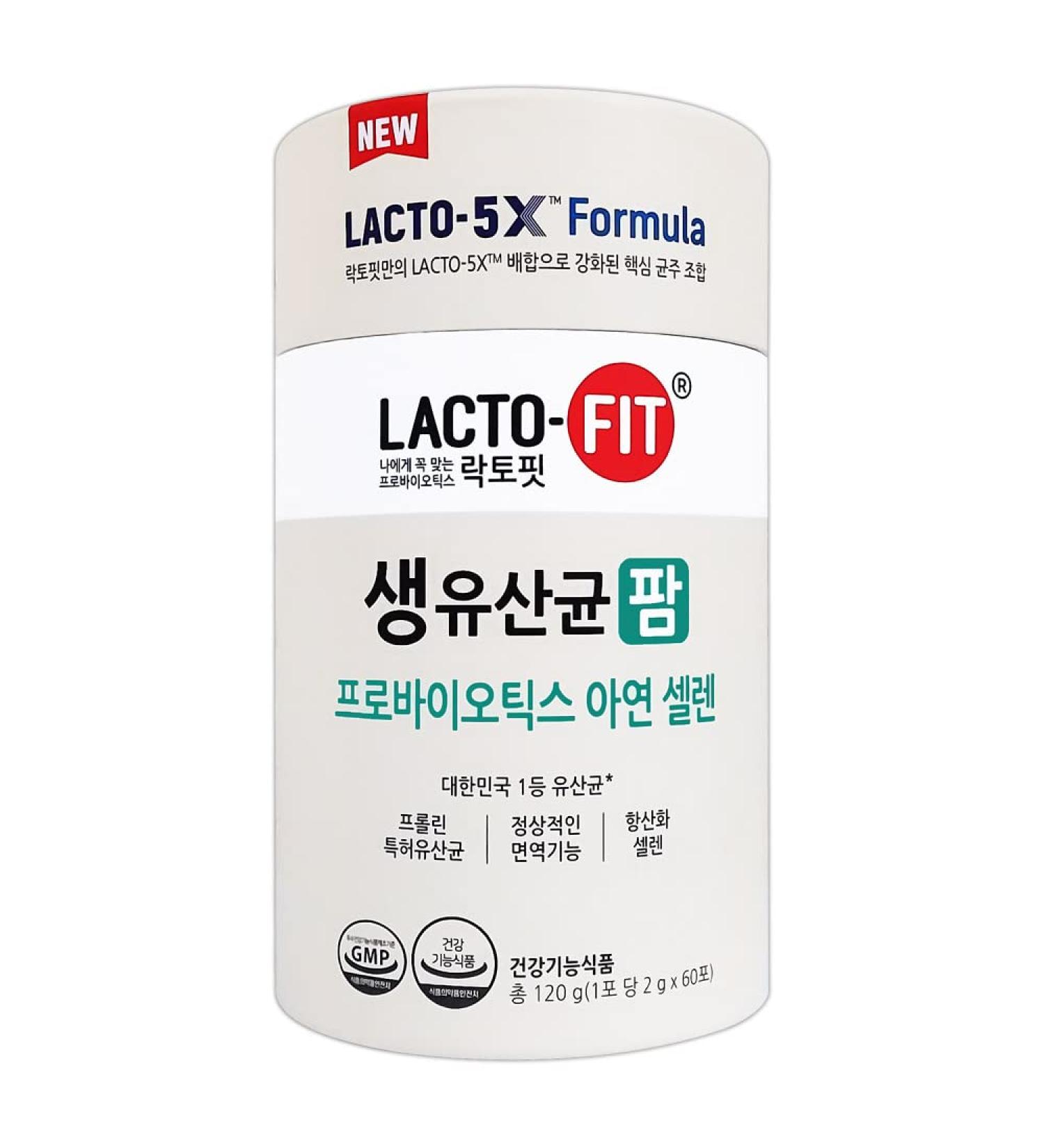 CKD LACTO-FIT Pharm Probiotics 5X Formula + Zinc+Selenium 60EA(2 Month)       +  +