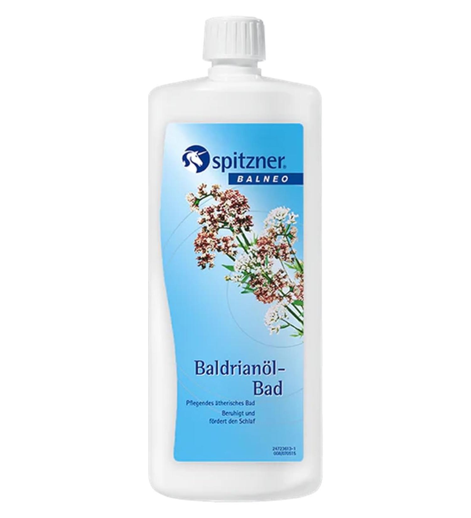 Spitzner Valerian Oil Bath for Health 1000 ml - Bath additive with valerian essential oil - Promotes healthy sleep