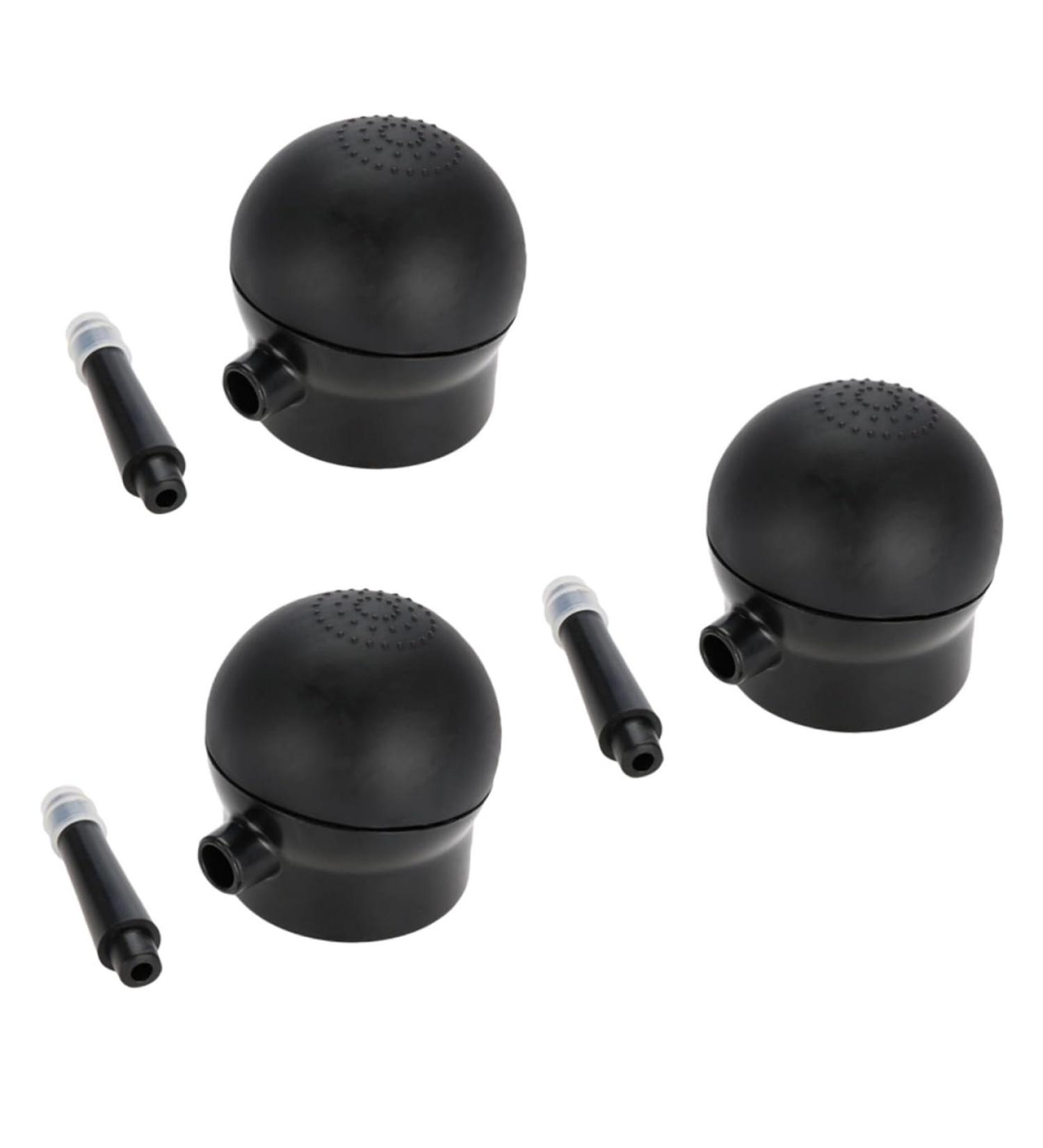 Mipcase 3 Pcs Hair Fiber Applicator Spray Nozzle Airbrush Powder Sprayer Spray Sprayer Pump Concealer 5.3X4.2cmx3pcs Blackx3pcs - Buy Online on GoSupps.com