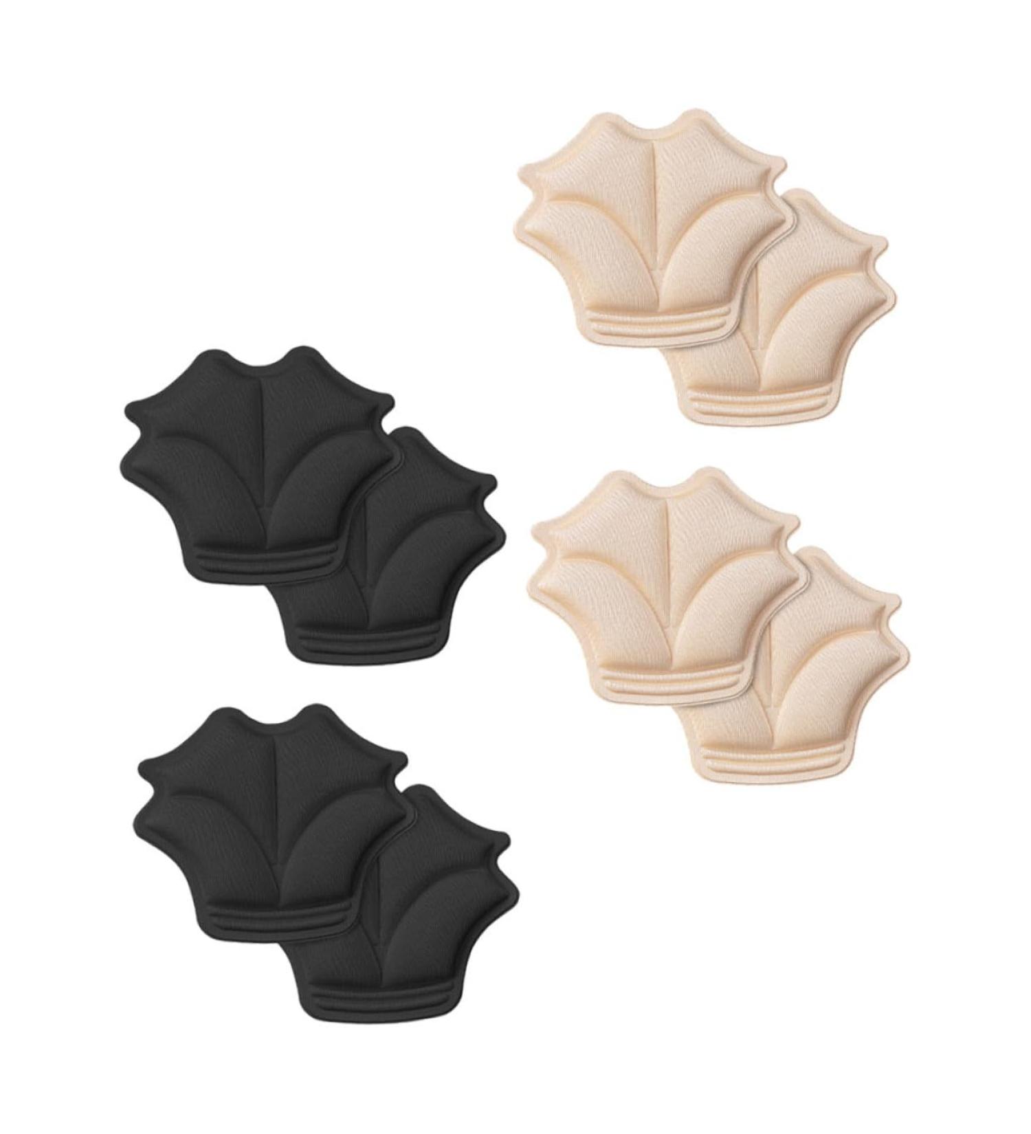 Beaupretty Anti-Drop Half Size Heel Pads - Comfortable Non-Slip Cushions for Women's Boots | 4 Pairs Assorted Colors - Buy Online on GoSupps.com