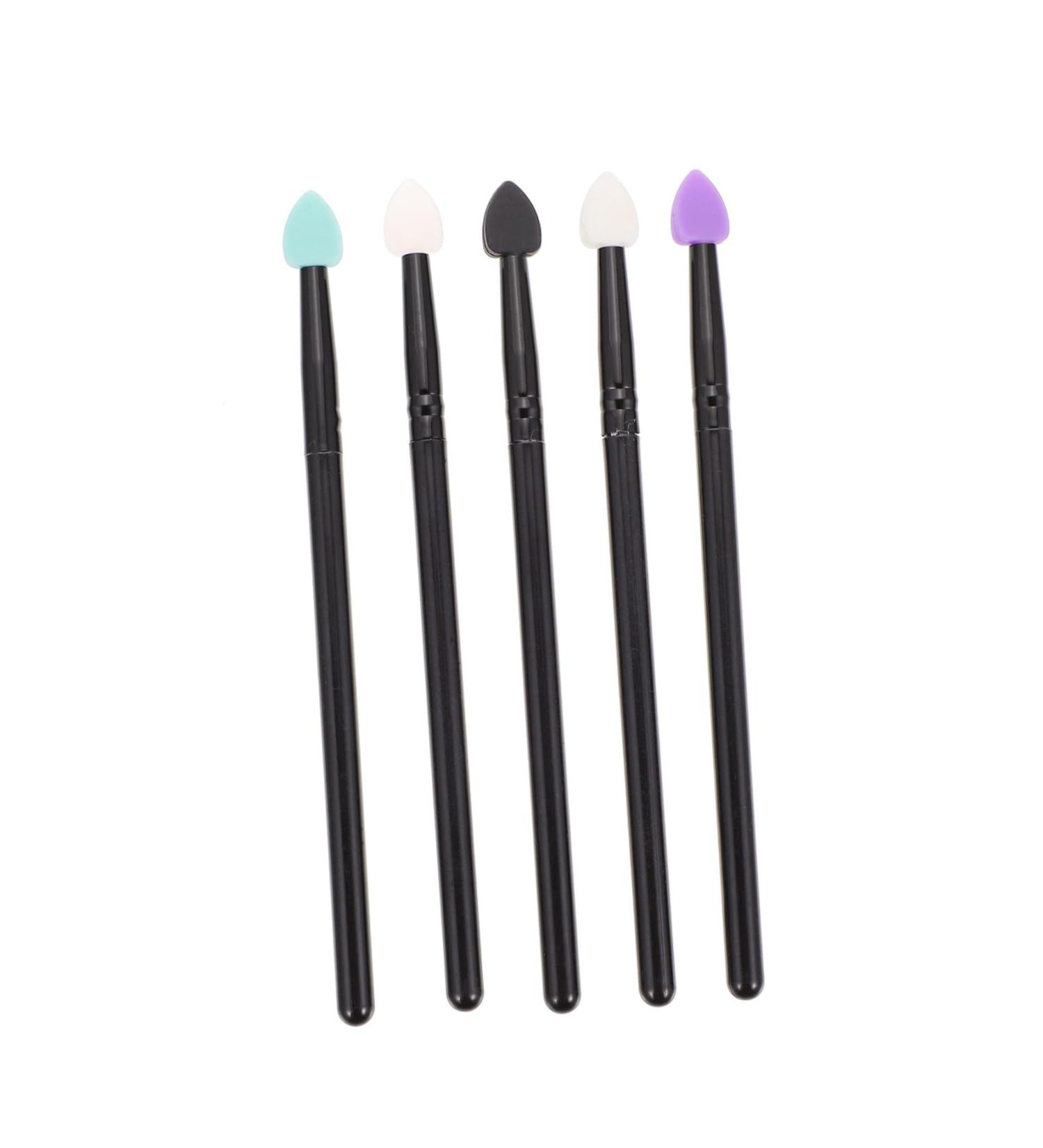 WOONEKY 5 Pcs Eyeshadow Brush Eyeshadow Applicator Sponge Applicator Makeup Applicator Brush Aluminum - Buy Online on GoSupps.com