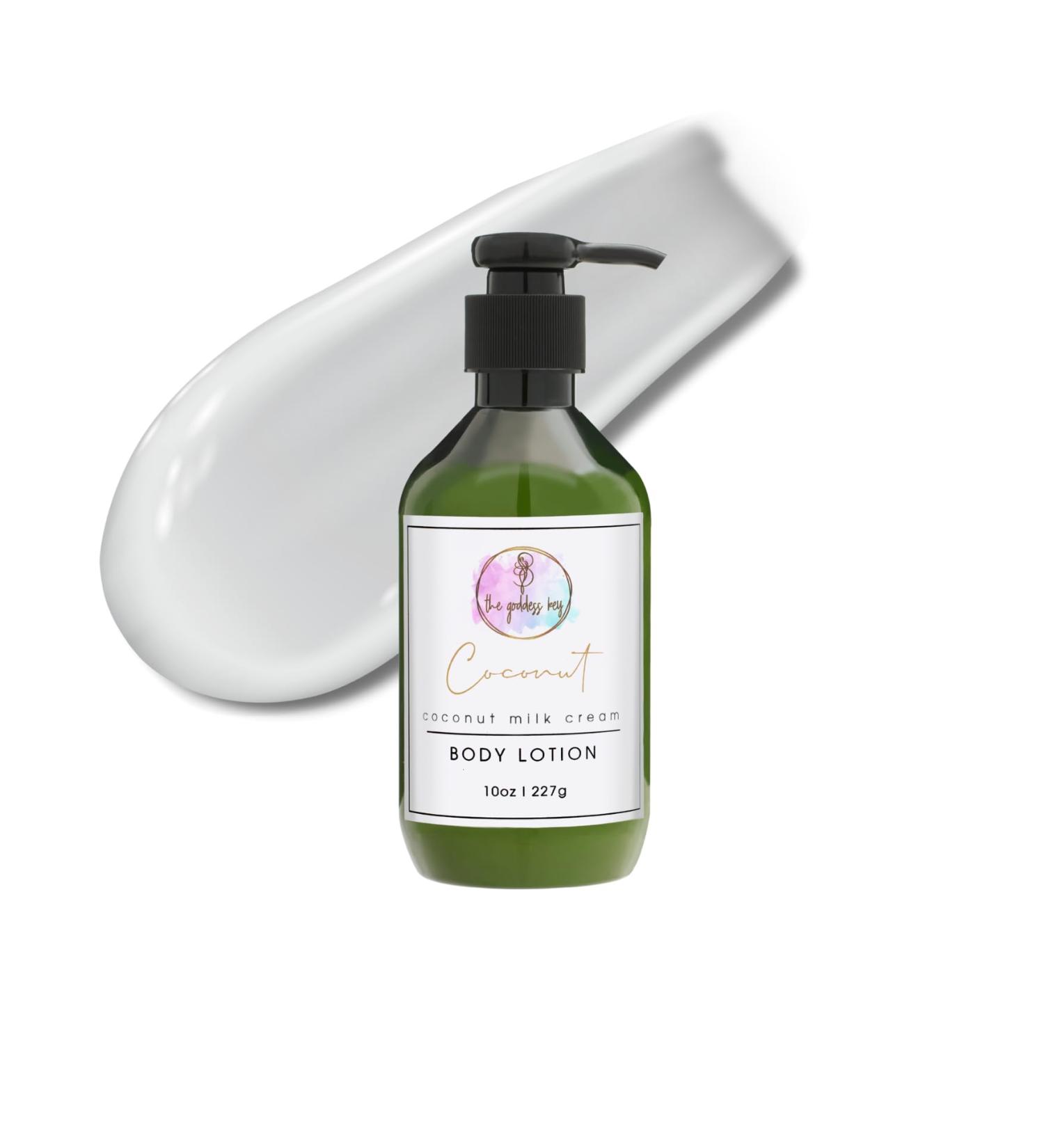 The Goddess Key - Cashmere Coconut Body Butter Lotion - Deeply Moisturizing Essential Hydrating Organic Natural W/Shea Women & Men Body Oil Butter Almond and Mango Butter Skin Oil 10oz - Buy Online on GoSupps.com