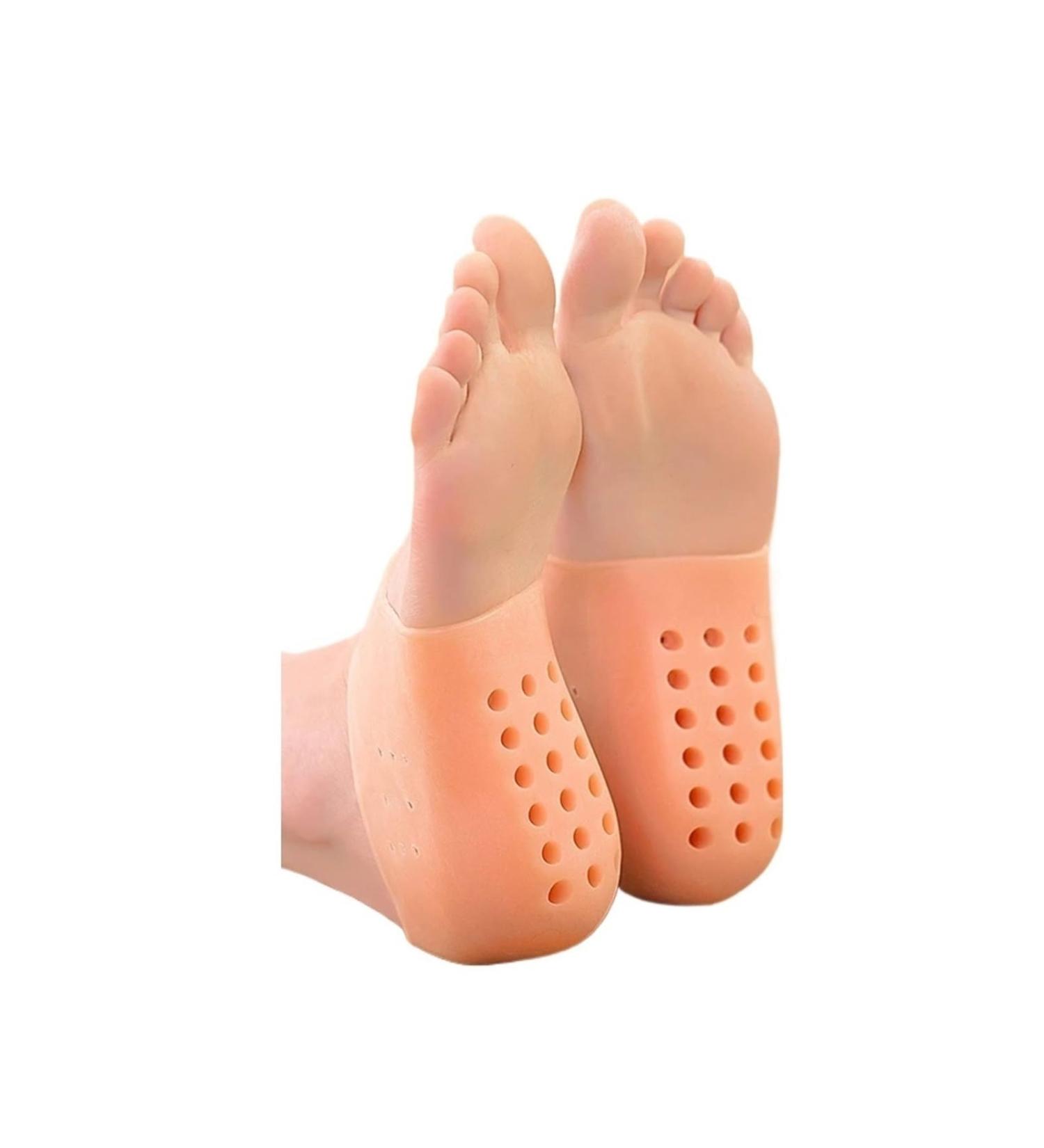 Silicone Invisible Height Increase Insoles for Men & Women - 2cm Heel Cushion Pad for Outdoor Foot Protection - Buy Online on GoSupps.com