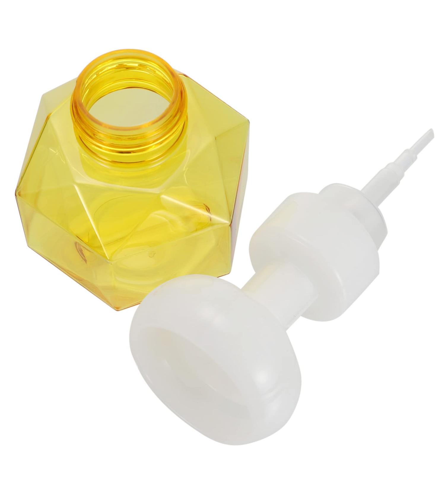 Ciieeo Flower Sparkling Bottle - Milk Cleansing Milk Facial Bubble Maker Tool | Foamer Device Cup | Yellow 9.7x9.7x16.3cm - Shop Internationally - Buy Online on GoSupps.com
