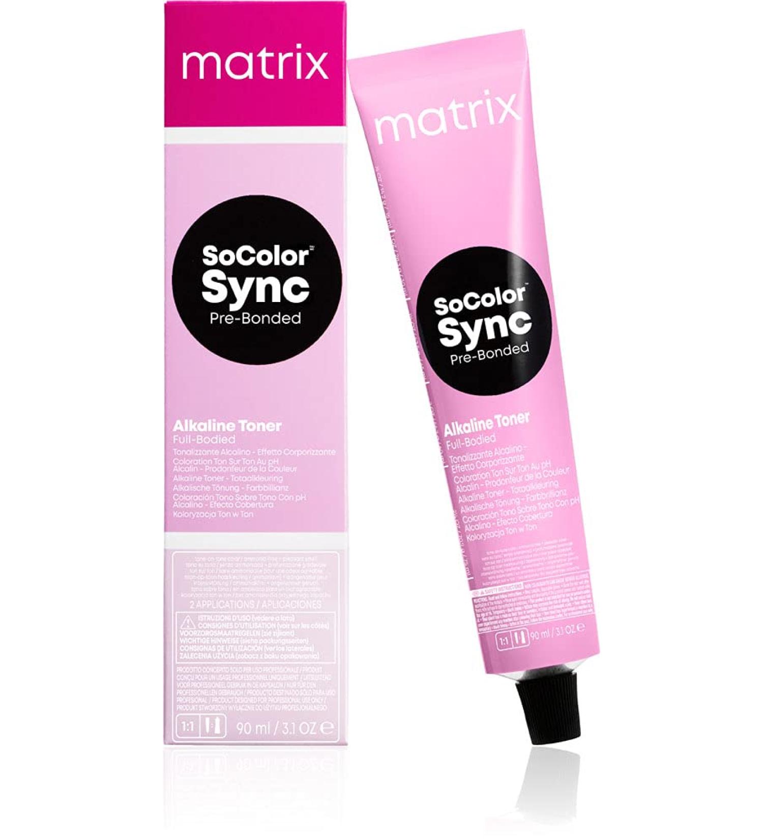 Matrix SoColor Sync Pre-Bonded 7NV Natural Medium Blonde Violet 90 ml