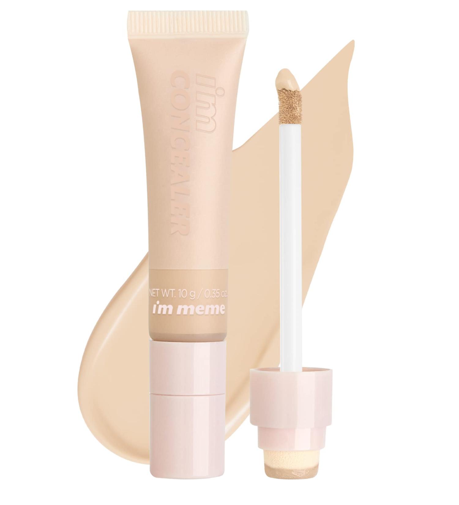 I'm Concealer - 2-in-1 Liquid Concealer with Dual Applicator | Lightweight, Moisturizing, High-Coverage | Non-Creasing Formula | 002 Custard, 0.35 Oz - Buy Online on GoSupps.com