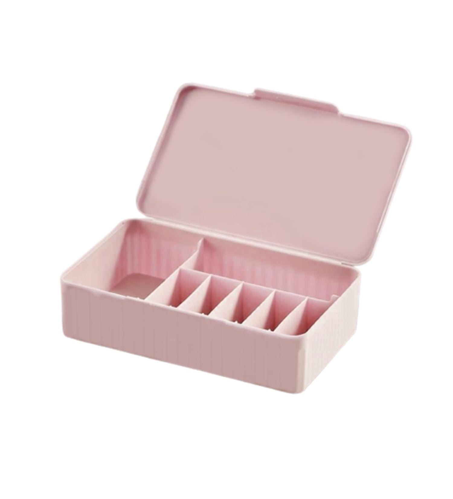 DHSUUUUP Daily Colored Contact Lenses Storage Case - Stylish Pink Organizer for Travel & Home - Buy Online on GoSupps.com