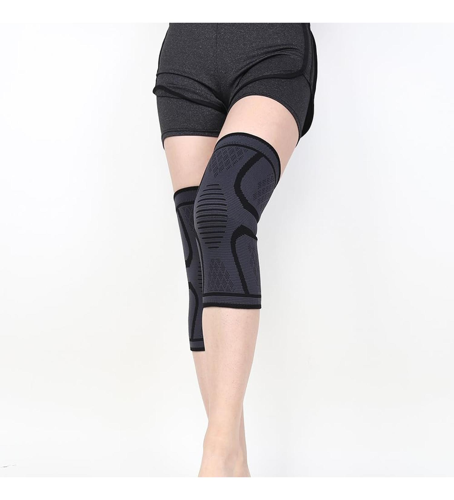 Sports Knee Pads & Compression Sleeves for Pain Relief | Black XL - Perfect for Running & Aerobic Exercise - Buy Online on GoSupps.com