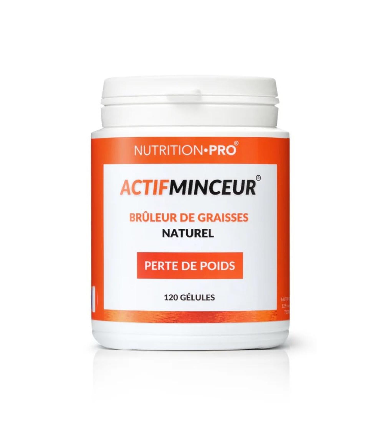 Actifminceur - 120 g lules | Br leur de graisse | Perte de poids | Action minceur 6 en 1 | Fabriqu en France | 100% naturel | Nutrition pro - Buy Online on GoSupps.com