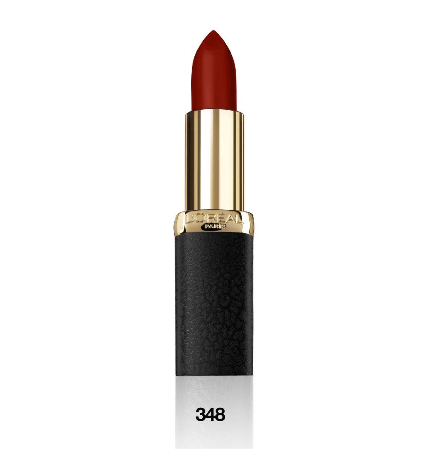 L'Oreal Paris Color Riche Matte Addiction Lipstick 348 Brick Vintage - 1 Count - Buy Online on GoSupps.com