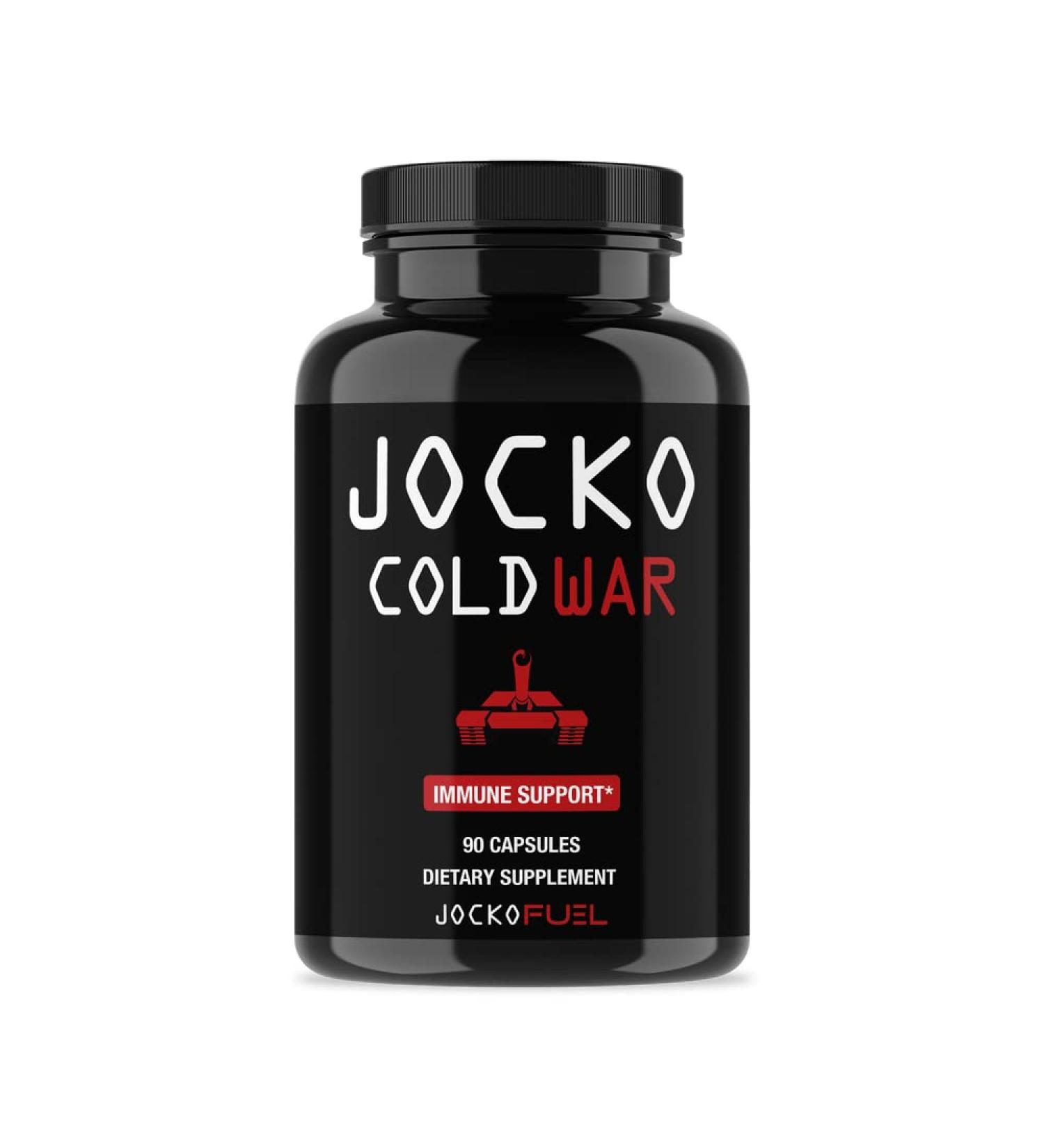 Jocko Fuel Immune Support Supplement - Elderberry with Zinc & Vitamin C for Adults - Immune Defense with Vitamin C D3 Superfoods Herbs & Minerals (90 Capsules)