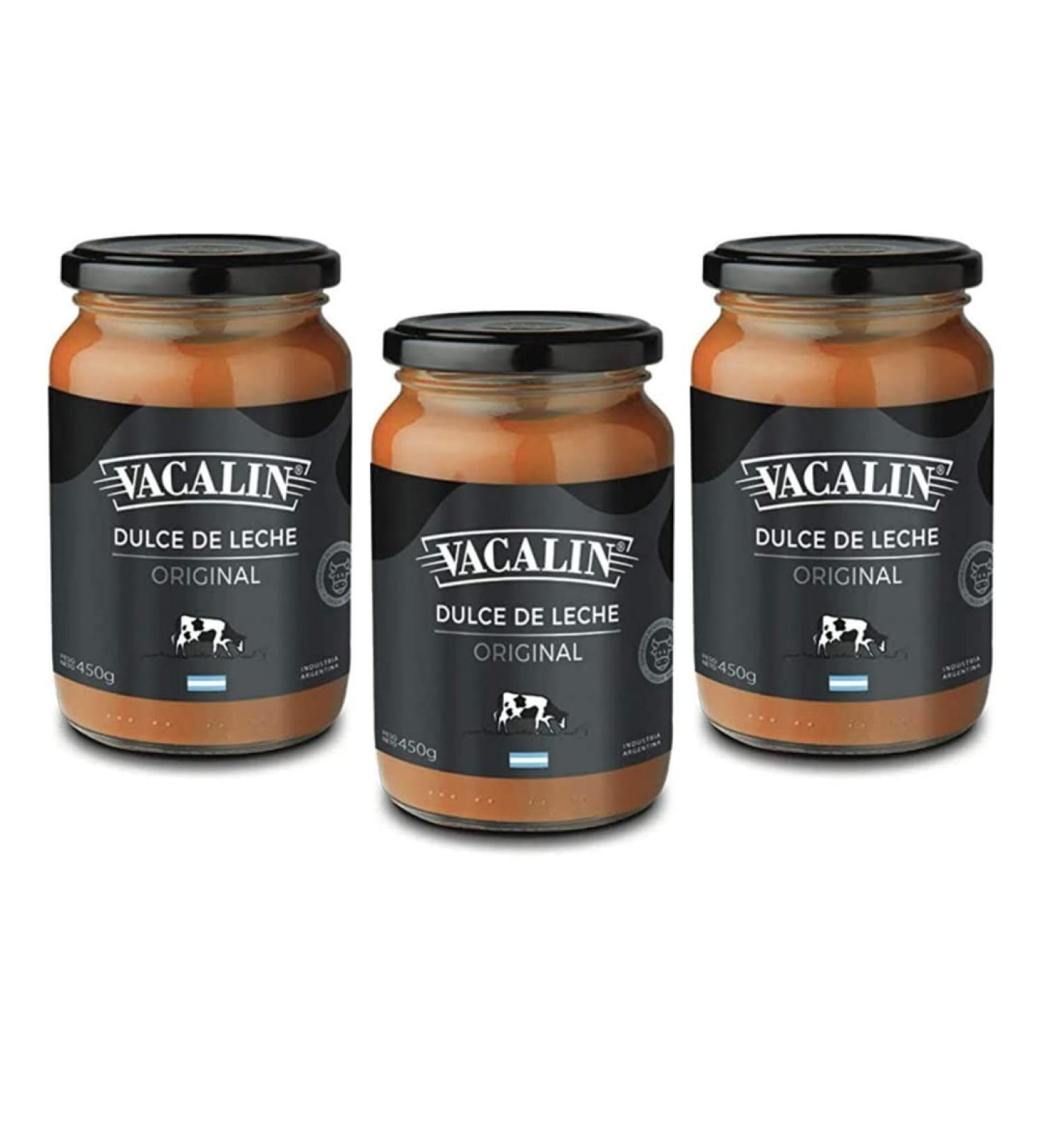 Vacalin Dulce de Leche 400g - Set of 3 | Authentic Argentine Caramel Spread - Buy Online on GoSupps.com