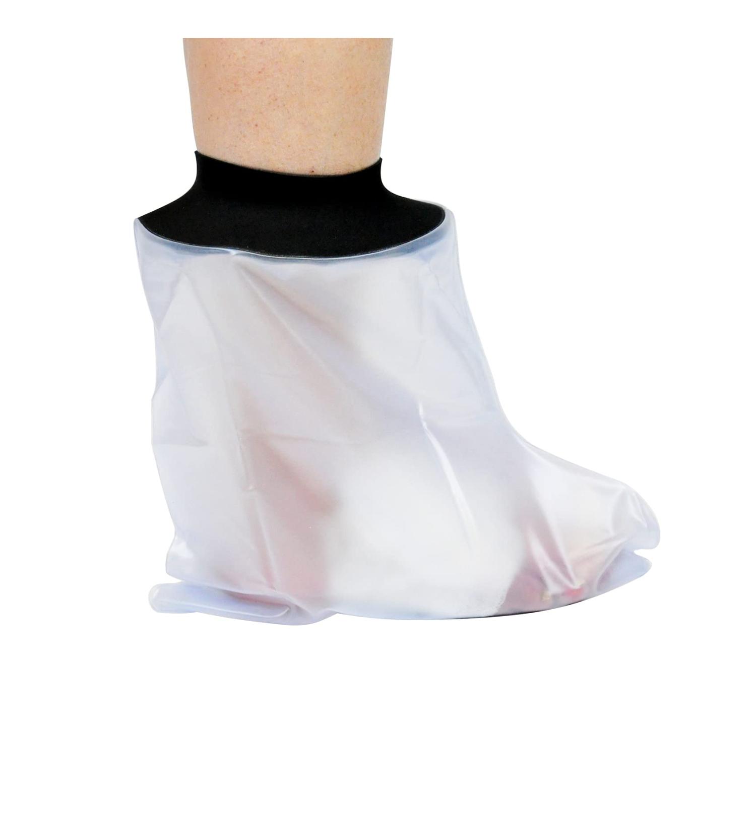 Spkaodngo Waterproof Cover Leg for Adult Ankle Shower Bath Watertight Foot Protector Wounds for Swimming Bath Accessories - Buy Online on GoSupps.com