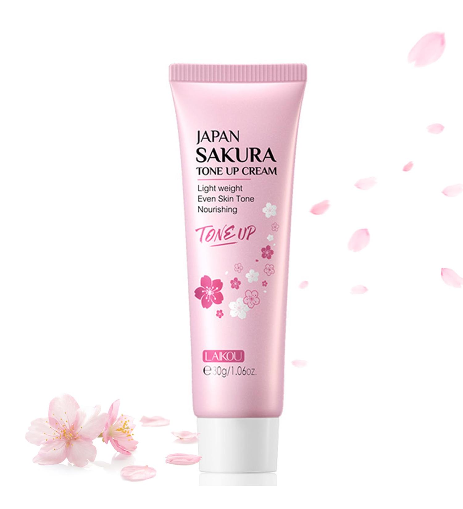 Sakura BB Cream Foundation Tone Up Cream Age Perfect BB Cover 3 IN 1 Moisturizer - Primer - Foundation Natural Toning Light Cream Cover Blemishes Oil Control Pore Invisible Hydrating - Buy Online on GoSupps.com