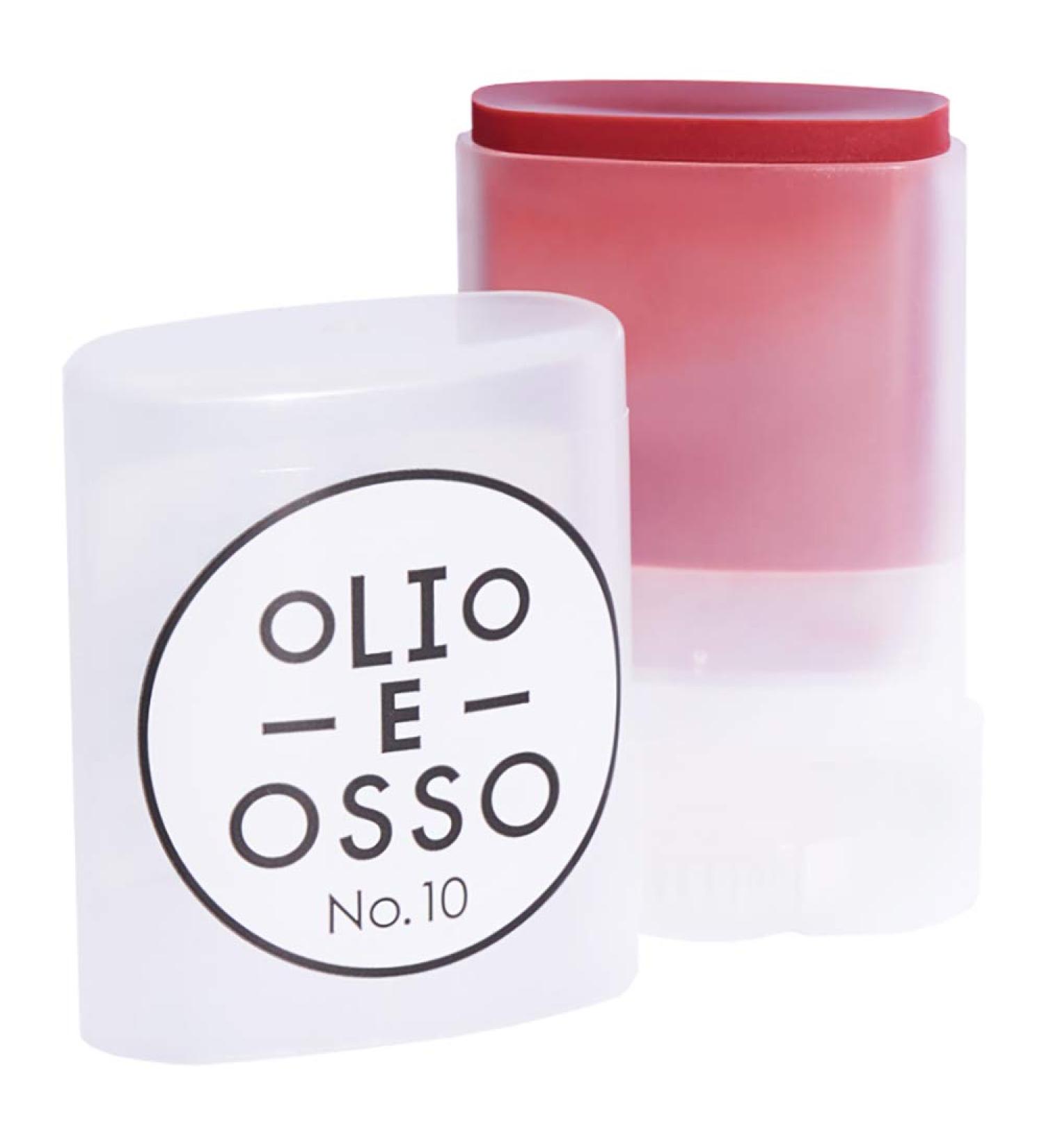 Olio E Osso - Natural Lip + Cheek Balm | Natural  Non-Toxic  Clean Beauty (No. 10 Tea Rose) Rose 1 Count (Pack of 1)