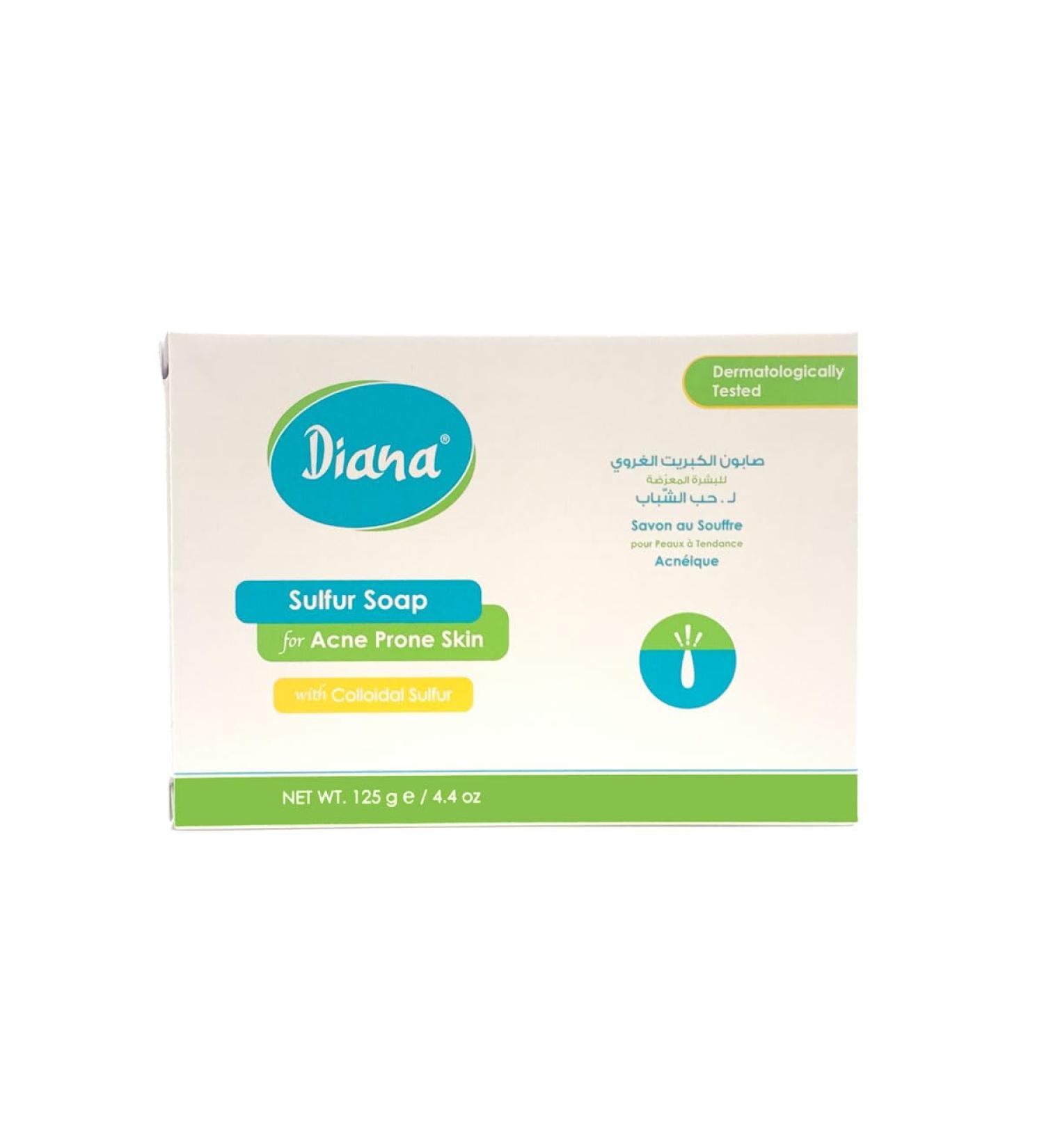 Diana 10% Sulfur Soap for ACNE Treatment 125g BY ELYSEESTAR