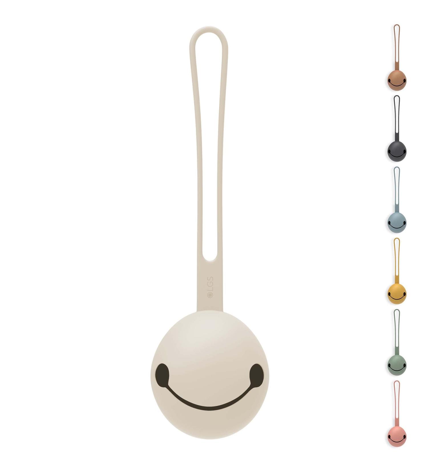 OLGS silicone pacifier box for babies |Pacifier holder storage case for pacifier storage bpa-free |Pacifier tape for on the way on the diaper bag greige |Schnuller box for toddlers