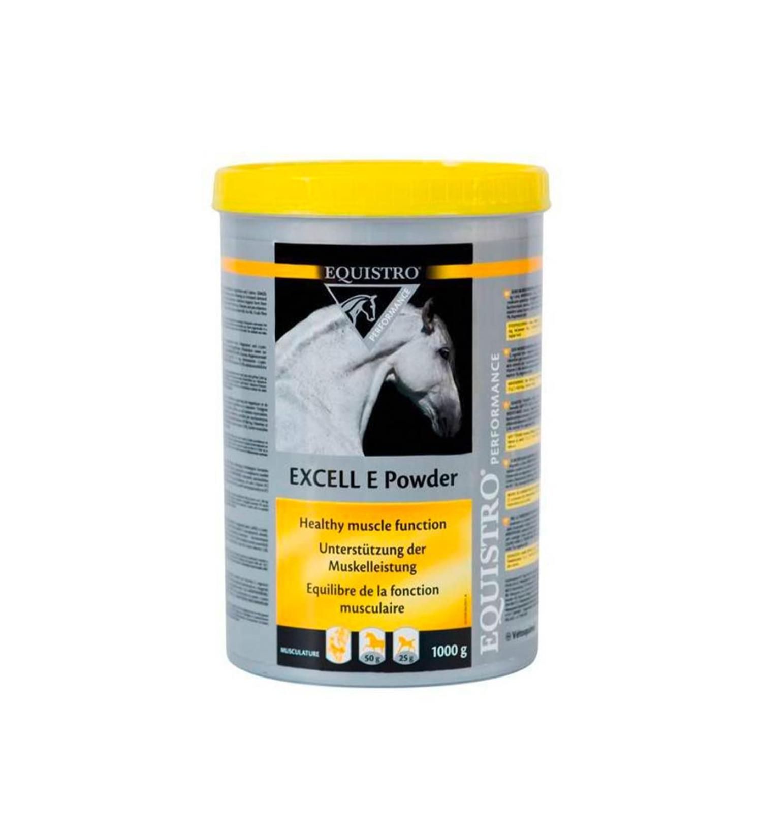 Equistro Excell E Powder for Horses (Tub Size: 1kg Tub) - Buy Online on GoSupps.com