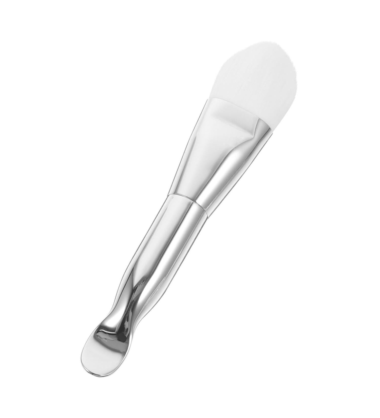 FOMIYES Double-headed Facial Treatment Brush Facial Mask Brush Skin Care Tool Facial Mask Applicator Facial Mud Mask Brush Mask Spoon Women Mud Mask Brush Mud Mask Applicator Cream Spoon 13.70X2.50X1.50CM Silver - Buy Online on GoSupps.com
