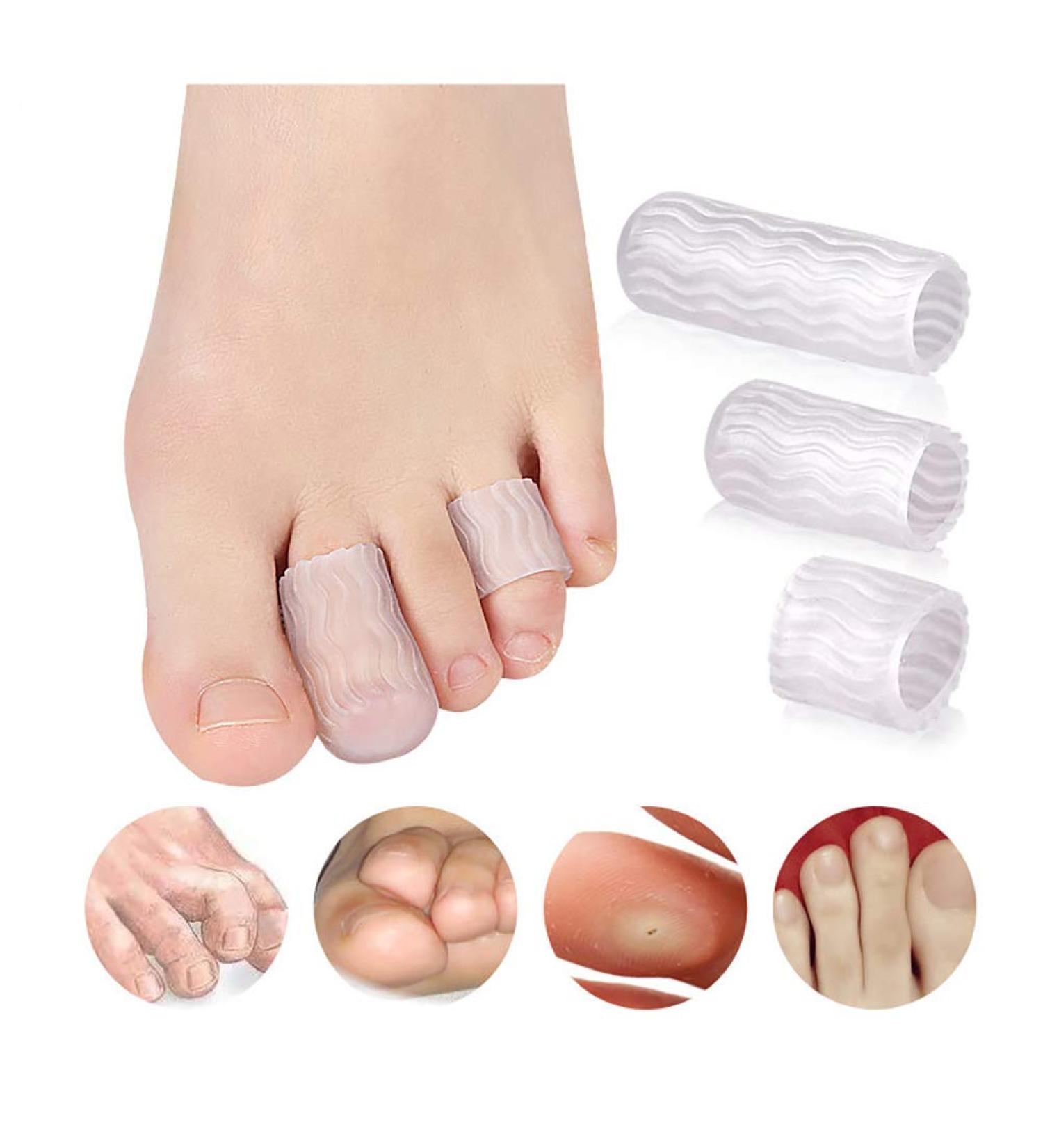 Phayee Toe Protection - Silicone Toe Caps for Blister & Callus Relief | 5 Pairs of Cushioned Large Toe Caps - Buy Online on GoSupps.com