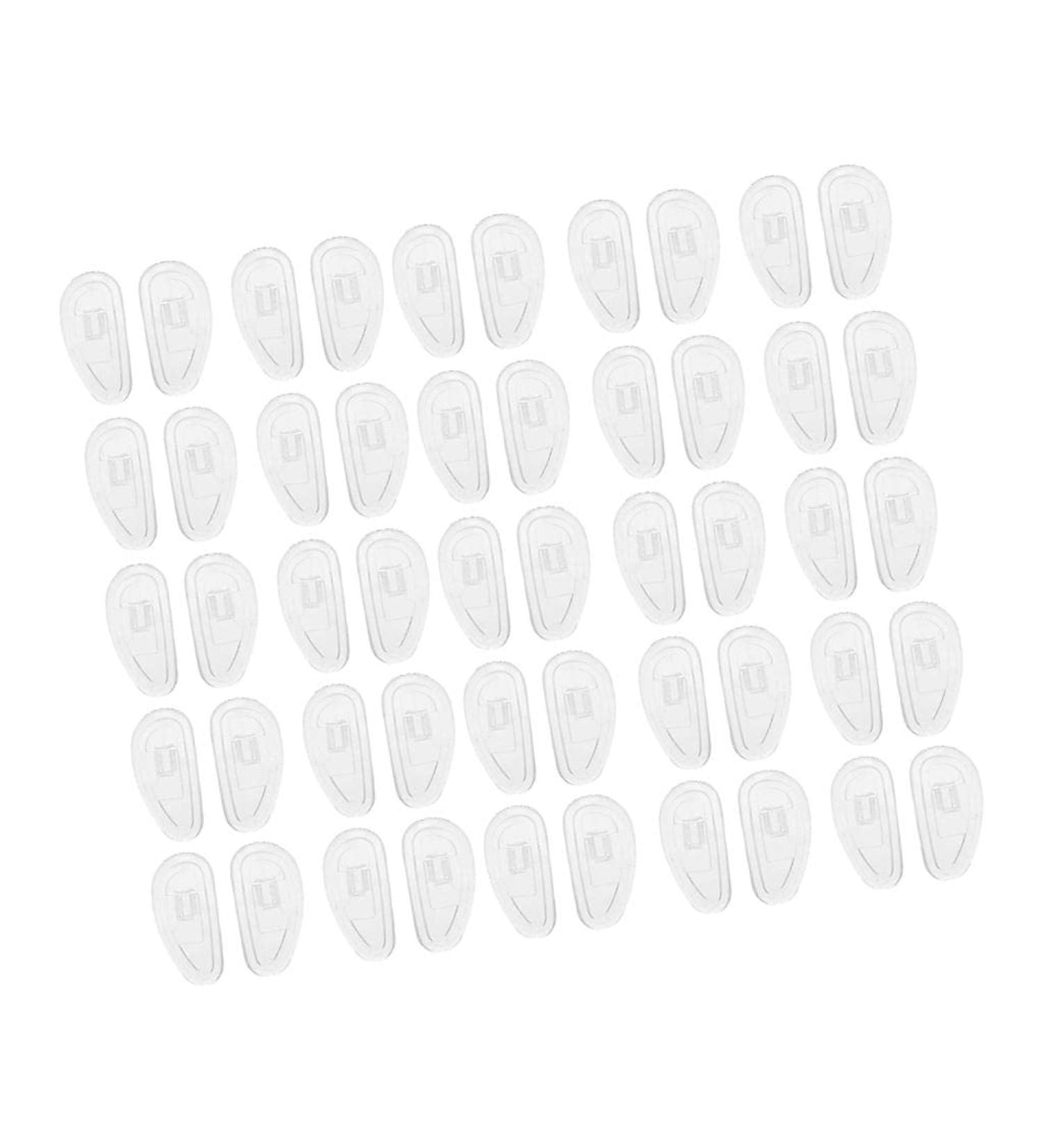 Buy 25 Pairs Cashew Nut Shaped Silicone Eyeglass Nose Pads | Non-Slip & Comfortable | 50pcs - International Shipping Available - Buy Online on GoSupps.com