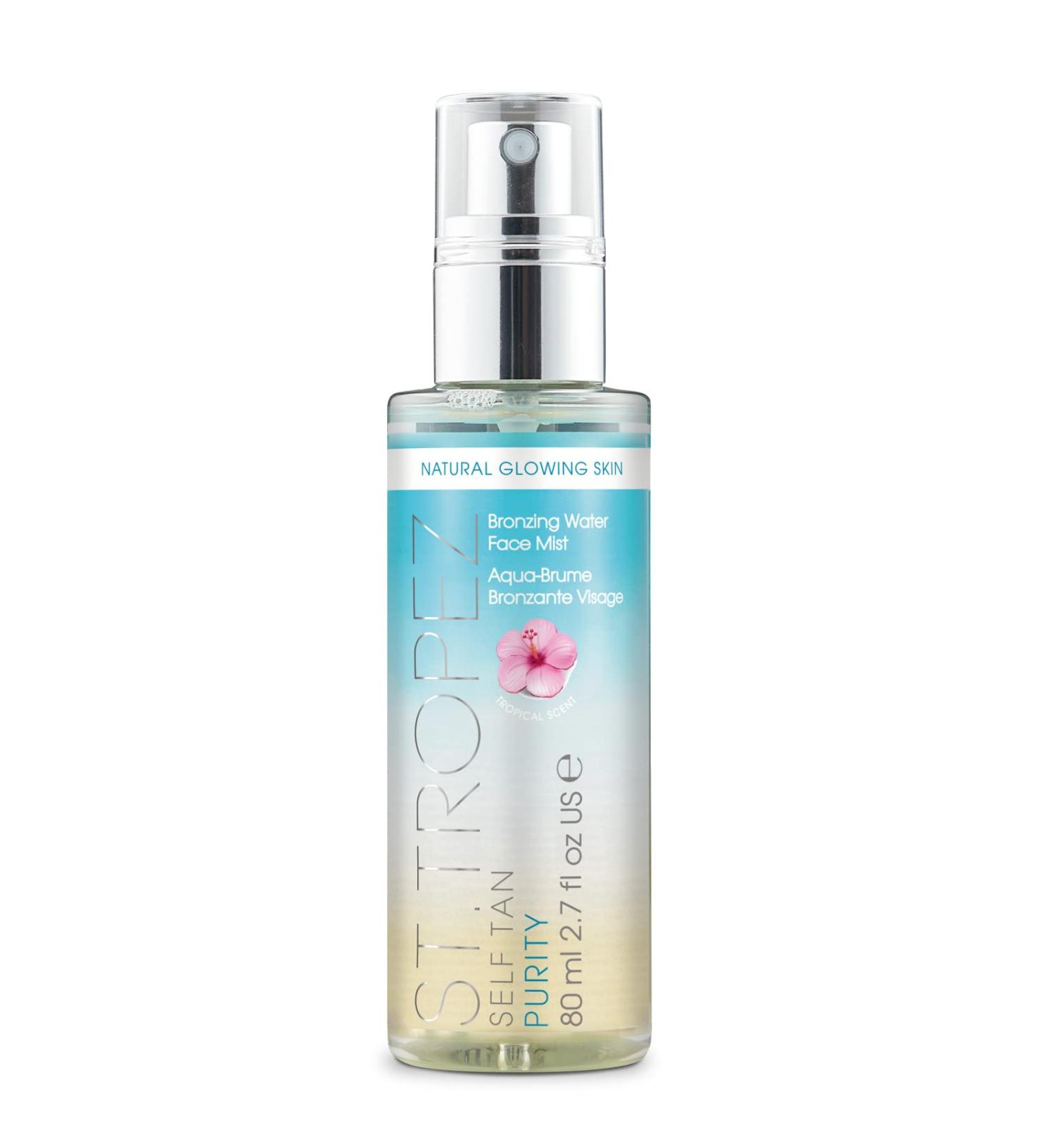 St.Tropez Self Tan Purity Face Mist - Natural Sunkissed Glow with Hyaluronic Acid - 80ml - Buy Online on GoSupps.com