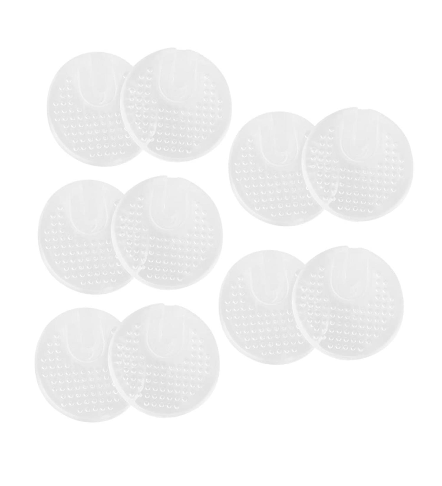 LIFKOME 5 Pairs Clear Denture Teeth Pumps - Antislip Shoe Pads Insoles & Toe Cushions for Heels Sandals & Slippers - Buy Online on GoSupps.com