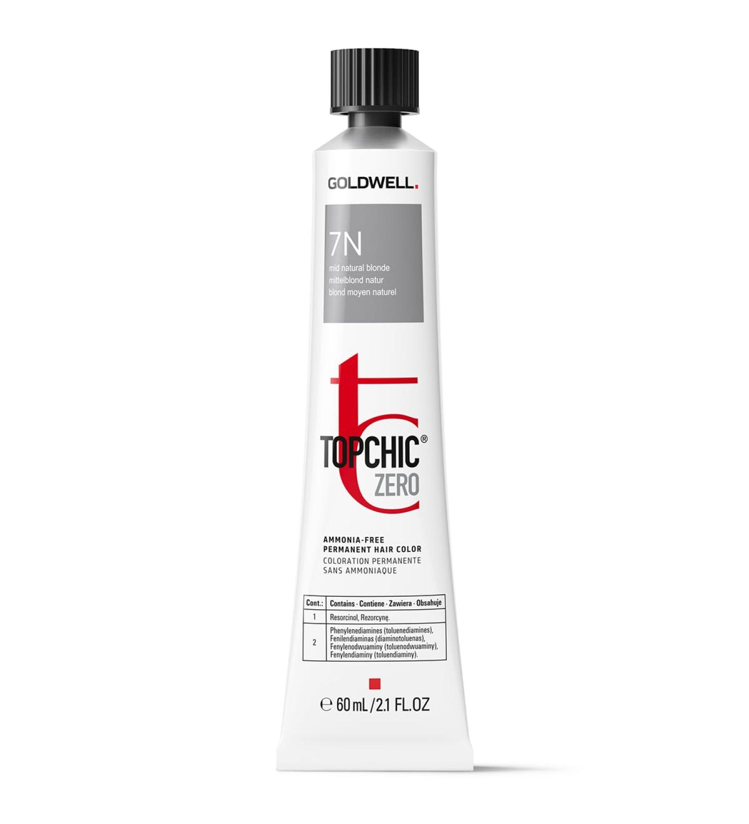 GOLDWELL Topchic Zero 7N Mid Natural Blonde tb 60ml - Buy Online on GoSupps.com