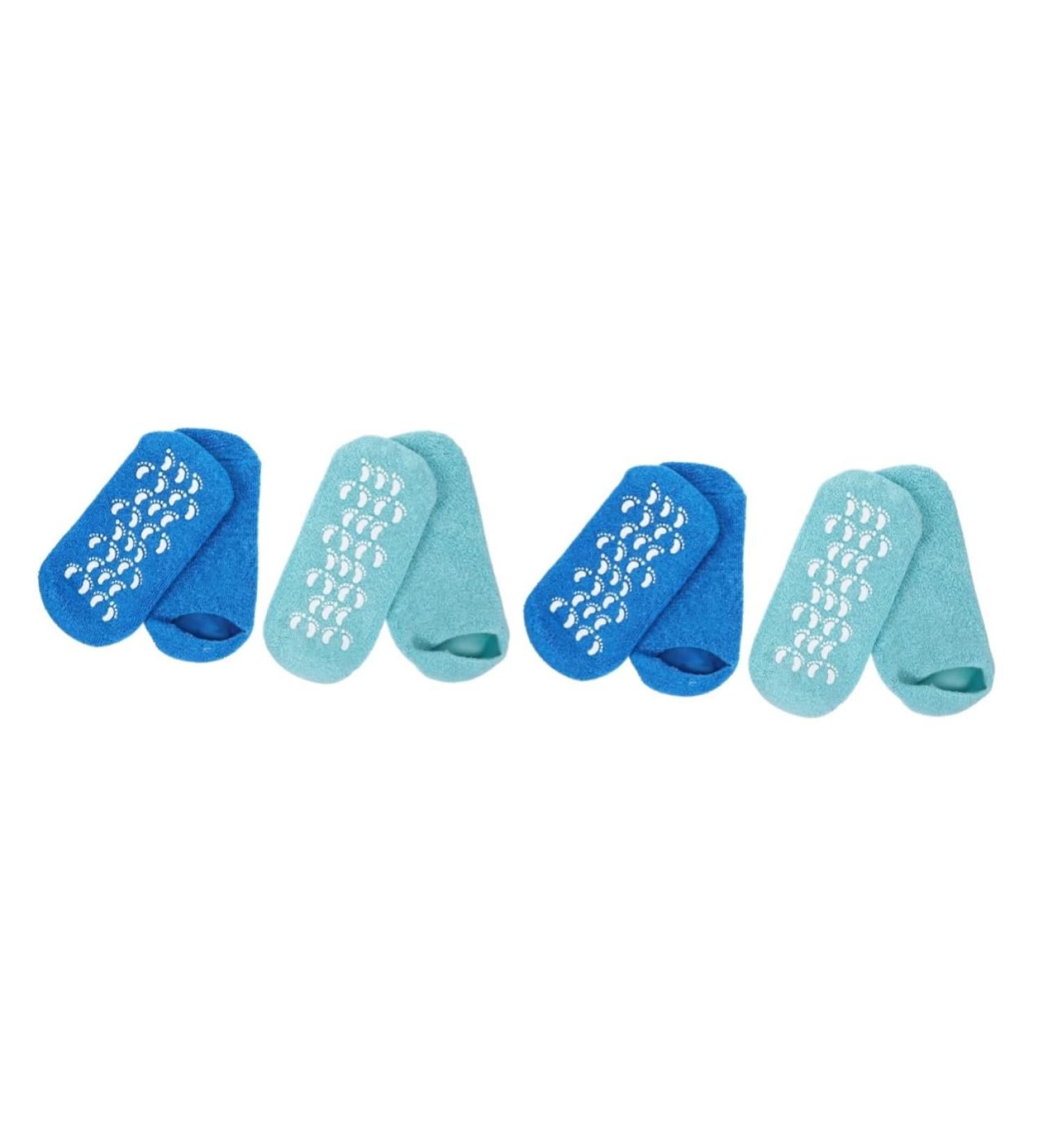 FRCOLOR 4 Pairs Gel Socks Spa Miss Nursing Cover Cotton Yarn - Buy Online on GoSupps.com