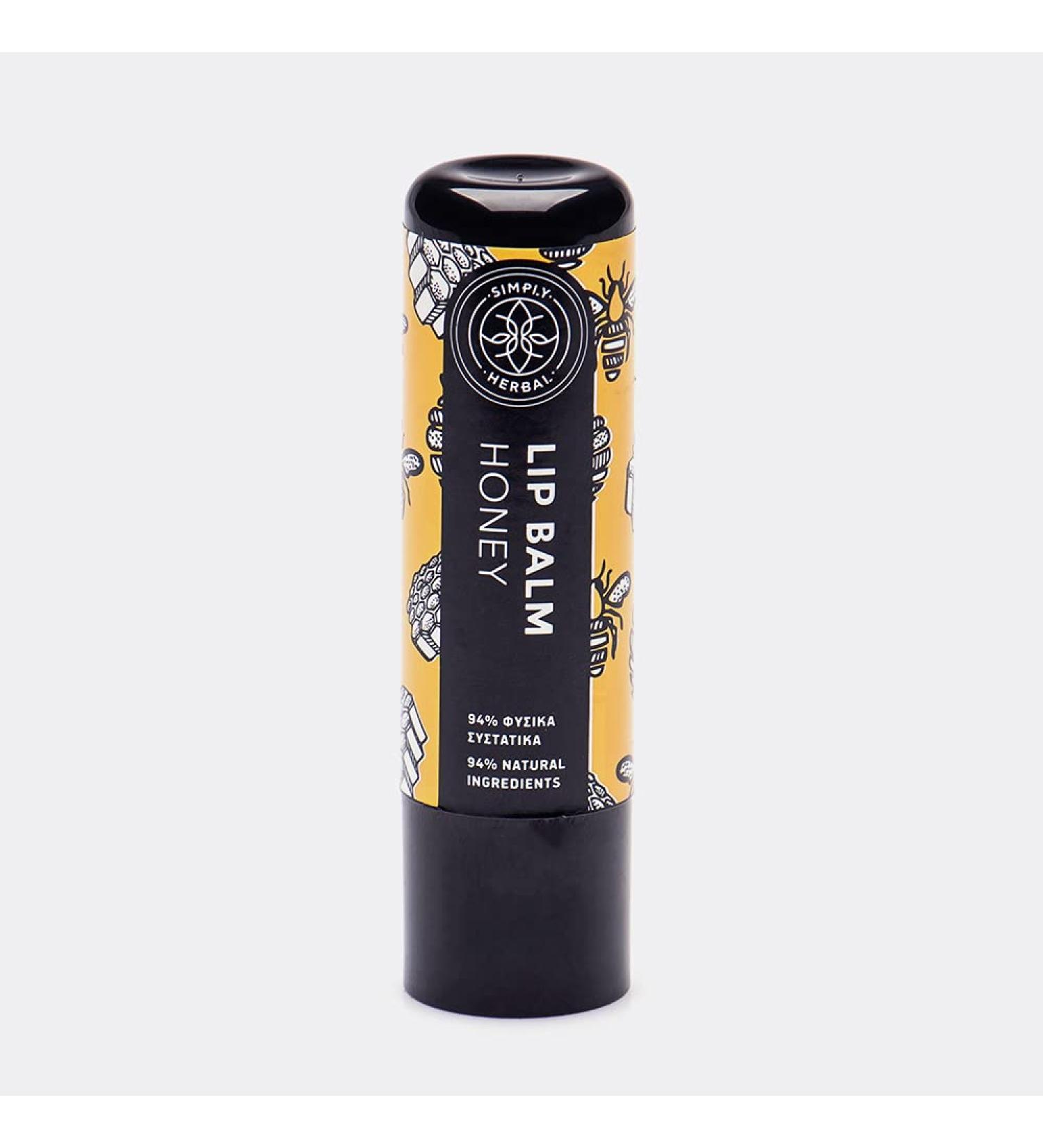 Simply Herbal Lip Balm Honey with Herbal Oil and Butter blend (5ml)