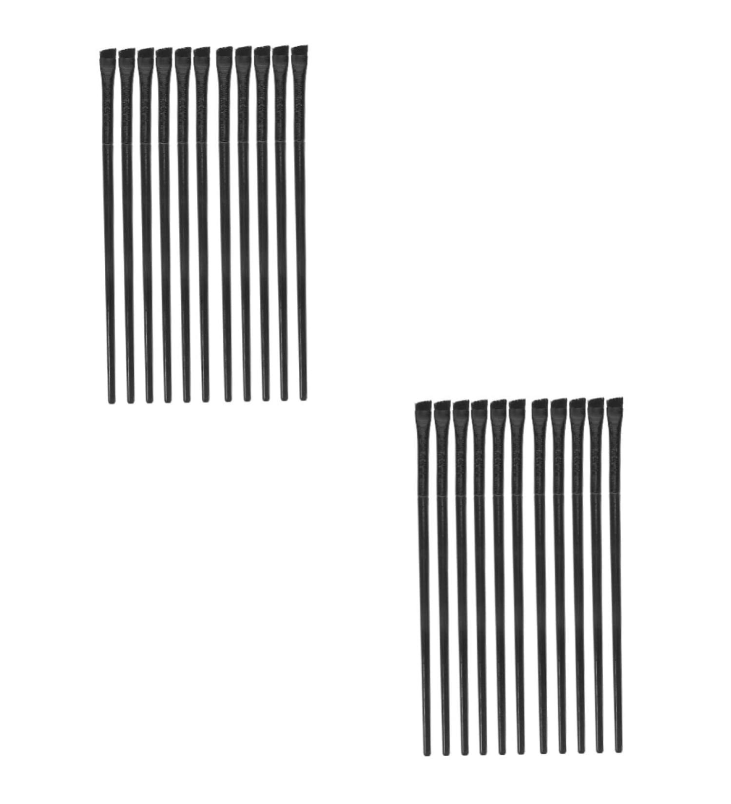 FRCOLOR 24 Pcs Eyeliner & Eyeshadow Brush Set | Angled Eye Makeup Brushes & Smudge Brushes for Flawless Looks - Buy Online on GoSupps.com