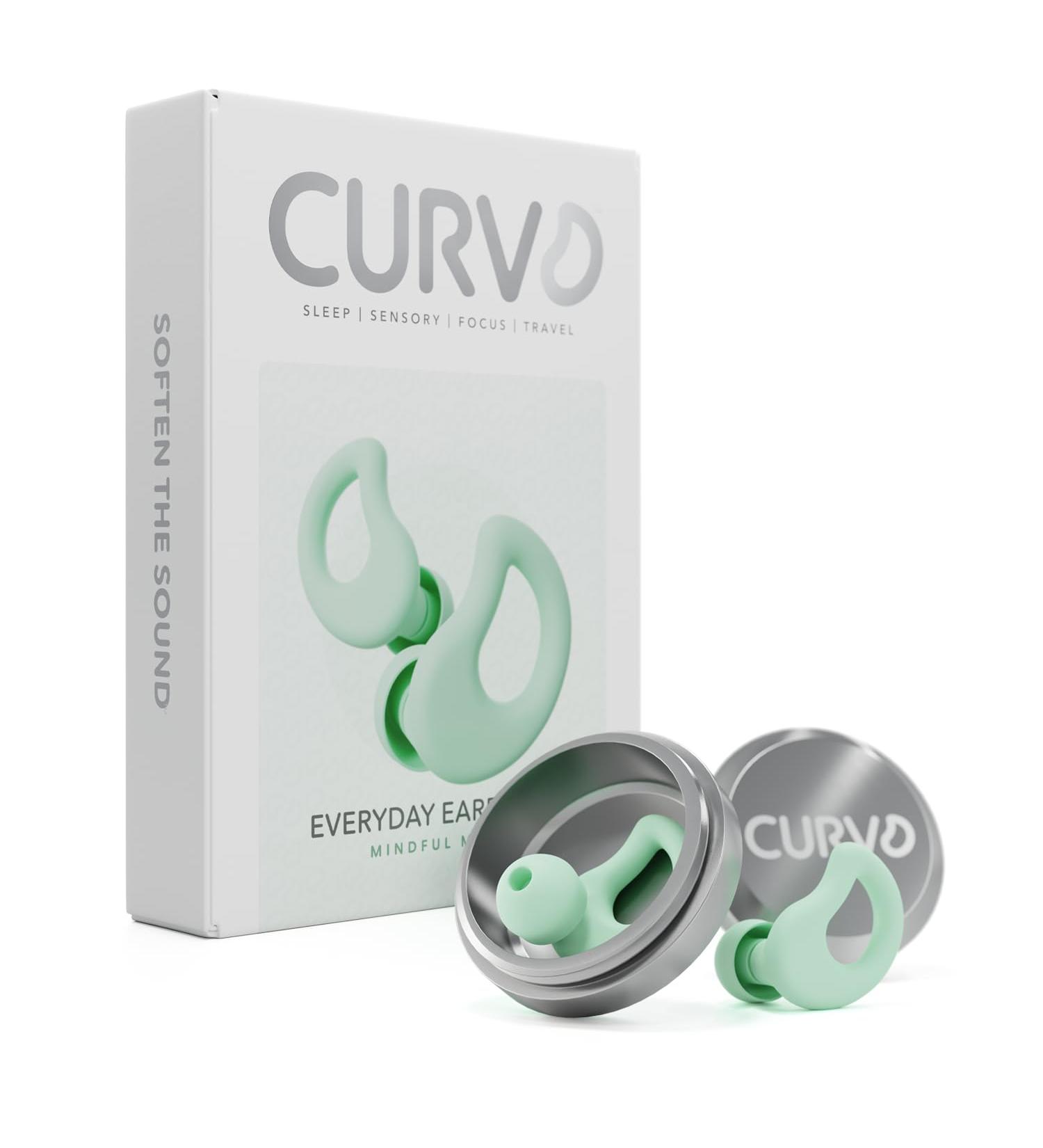 Everyday Earplugs - Ultra Soft Customizable Noise Protection for Sleep & Travel - Up to -30dB Reduction Reusable & Sustainable (Mint - Buy Online on GoSupps.com