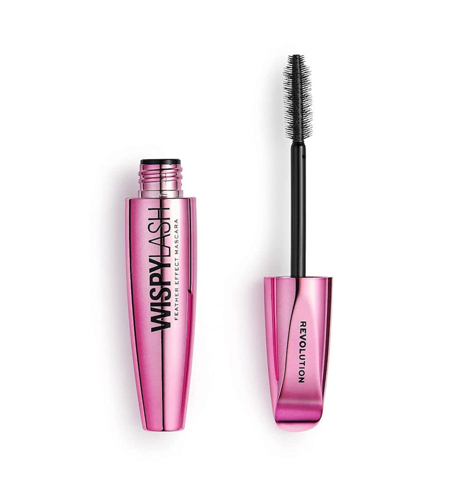 Makeup Revolution Wispy False Lash Mascara - Lengthening & Volumising Effect - 0.08 Oz - Black - Cruelty-Free - Buy Online on GoSupps.com