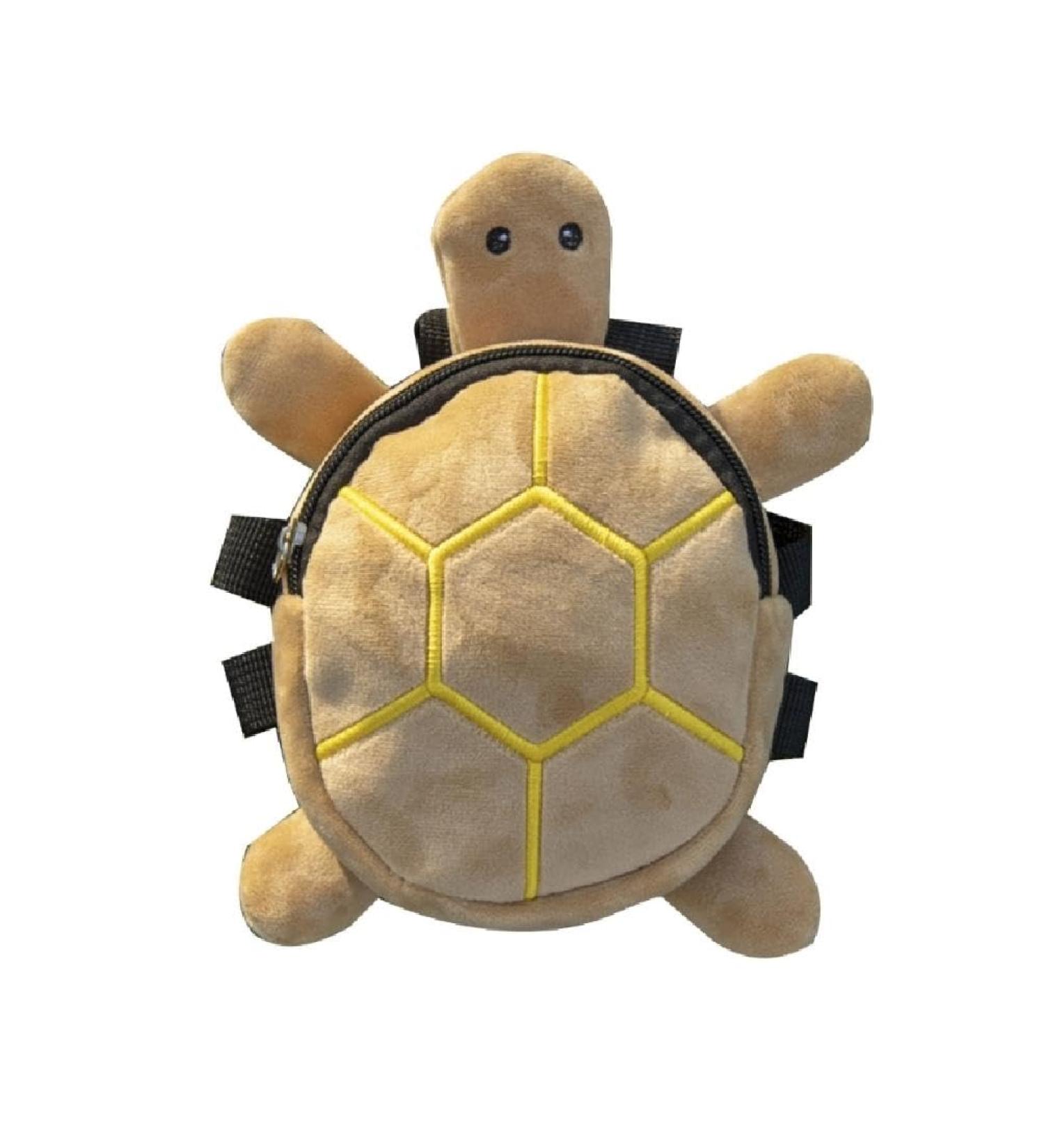 Beautiful Turtle-Shaped Dog Backpack | Large Capacity Pet Travel Bag | Light Yellow Outdoor Cat and Dog Treats Carrier - Buy Online on GoSupps.com