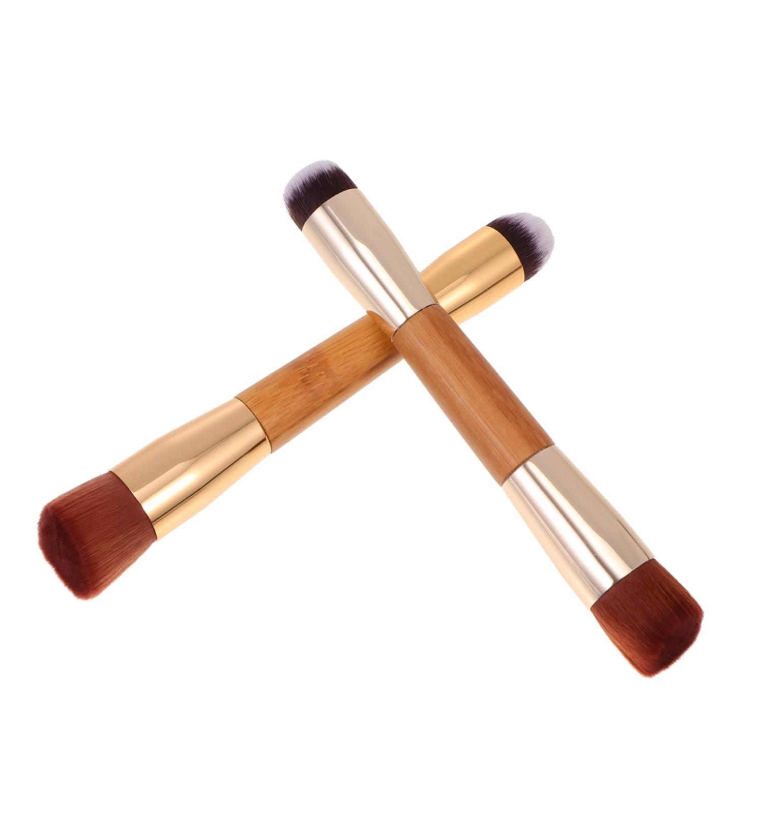 Shop Minkissy 2pcs Powder Brush Set - Professional Makeup Brushes for Foundation & Face Powder - Long-Lasting Lash Lengthening Mascara - Essential Beauty Tools - Buy Online on GoSupps.com