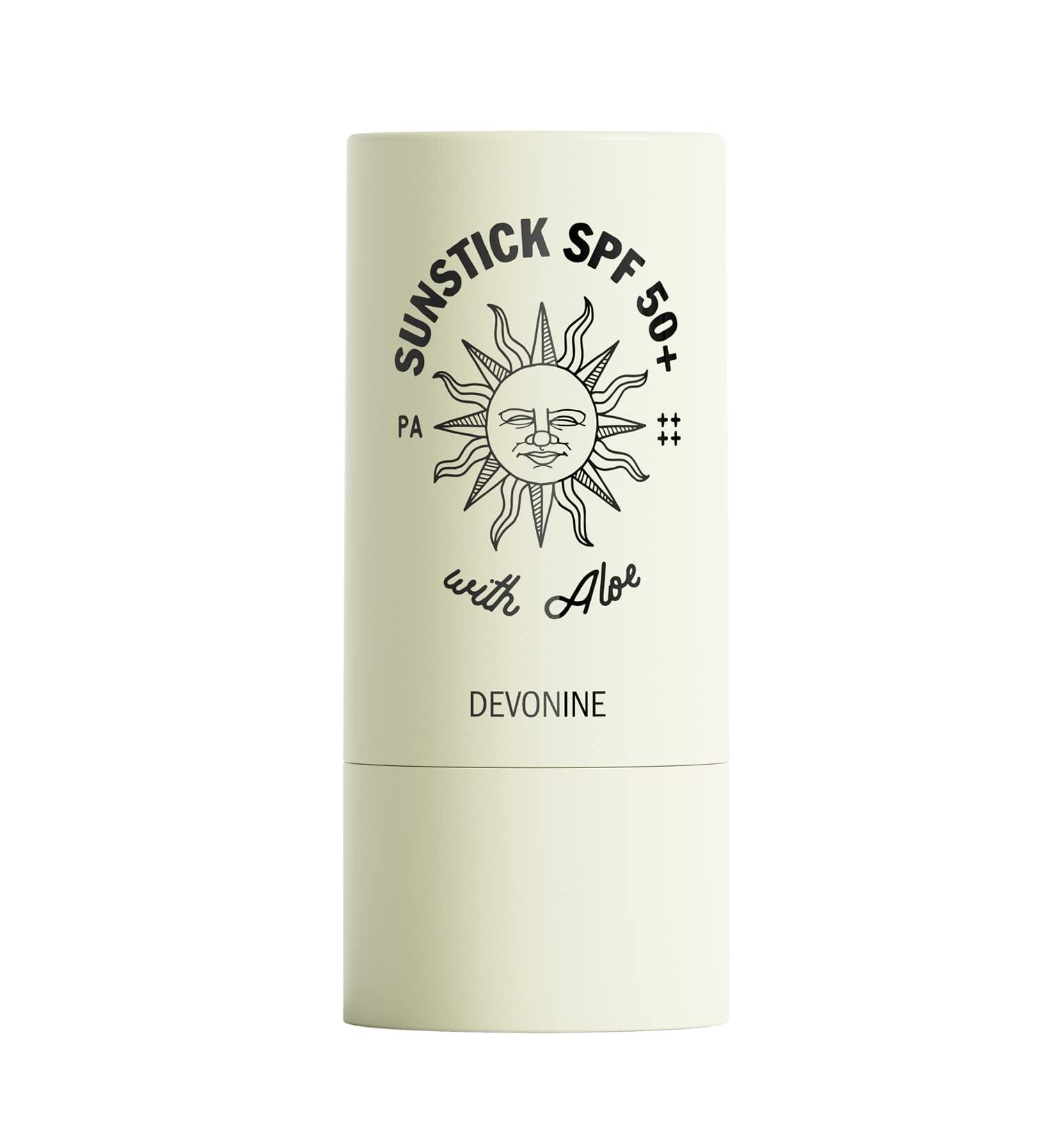 Buy DEVONINE Sunstick SPF 50+ | Aloe Vera Moisturizing Protection | Wrinkle Improvement & Skin Care | 0.7oz (18g - Buy Online on GoSupps.com