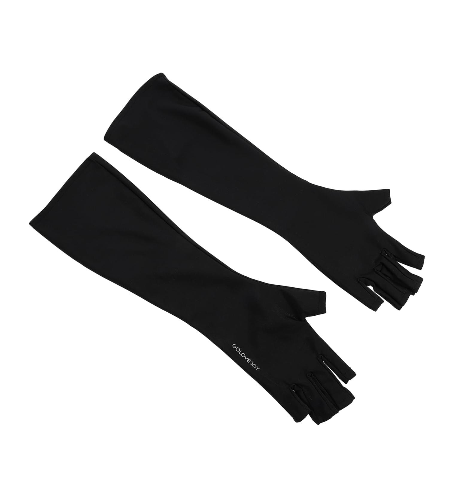 Beaupretty 1 Pair nail gloves Fingerless Manicure Gloves UV shield glove anti UV glove fingerless gloves UV-resistant Manicure Gloves protection ultra violet light Mj03 polyester 25X9X0.4CM - Buy Online on GoSupps.com