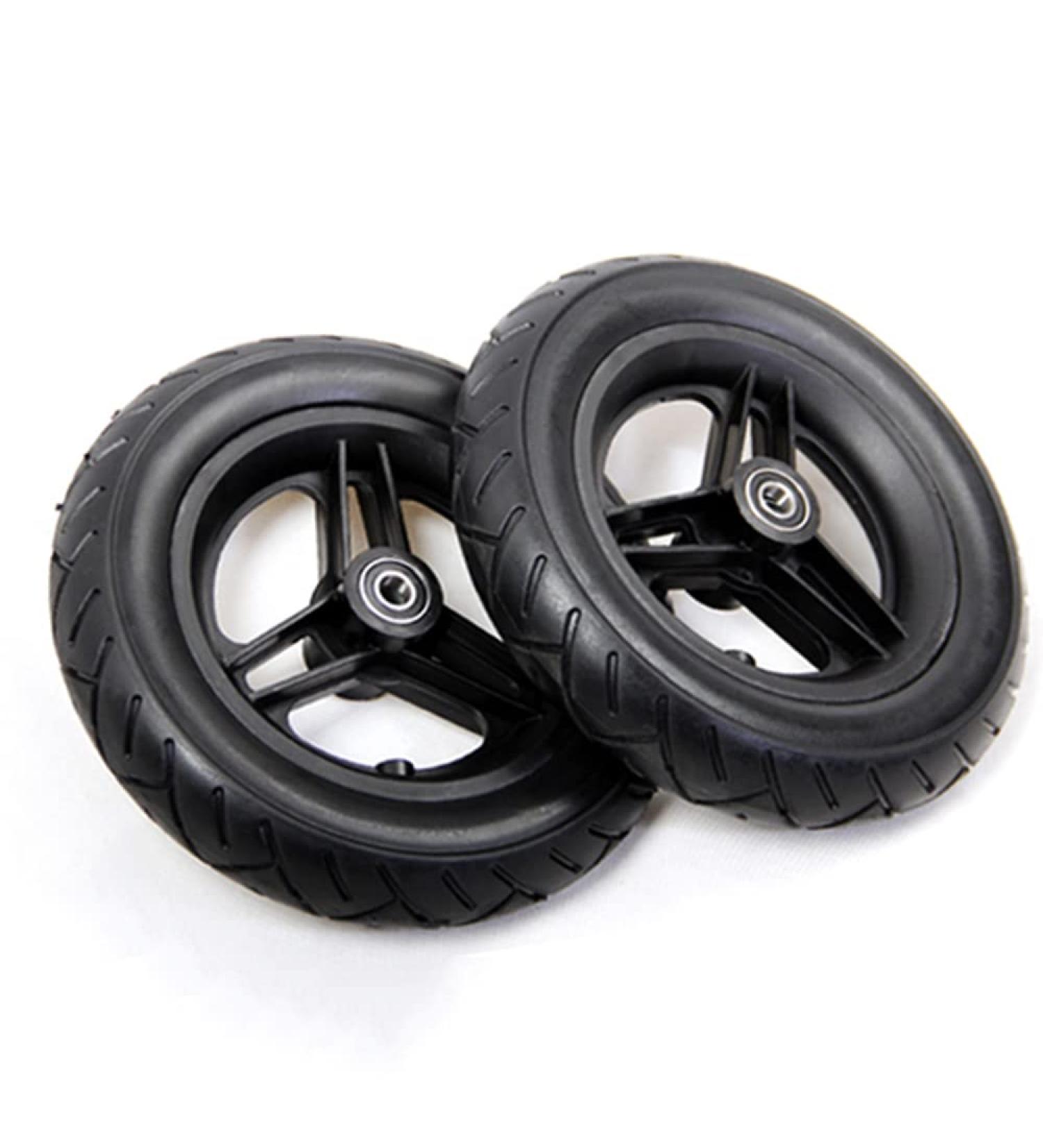 Wheelchair Front Wheel 1 Pair Electric Wheelchair Front Wheels 10Inch Heavy Duty Replacementer Wheel Wheelchair Solid Tire for Rollator - Buy Online on GoSupps.com