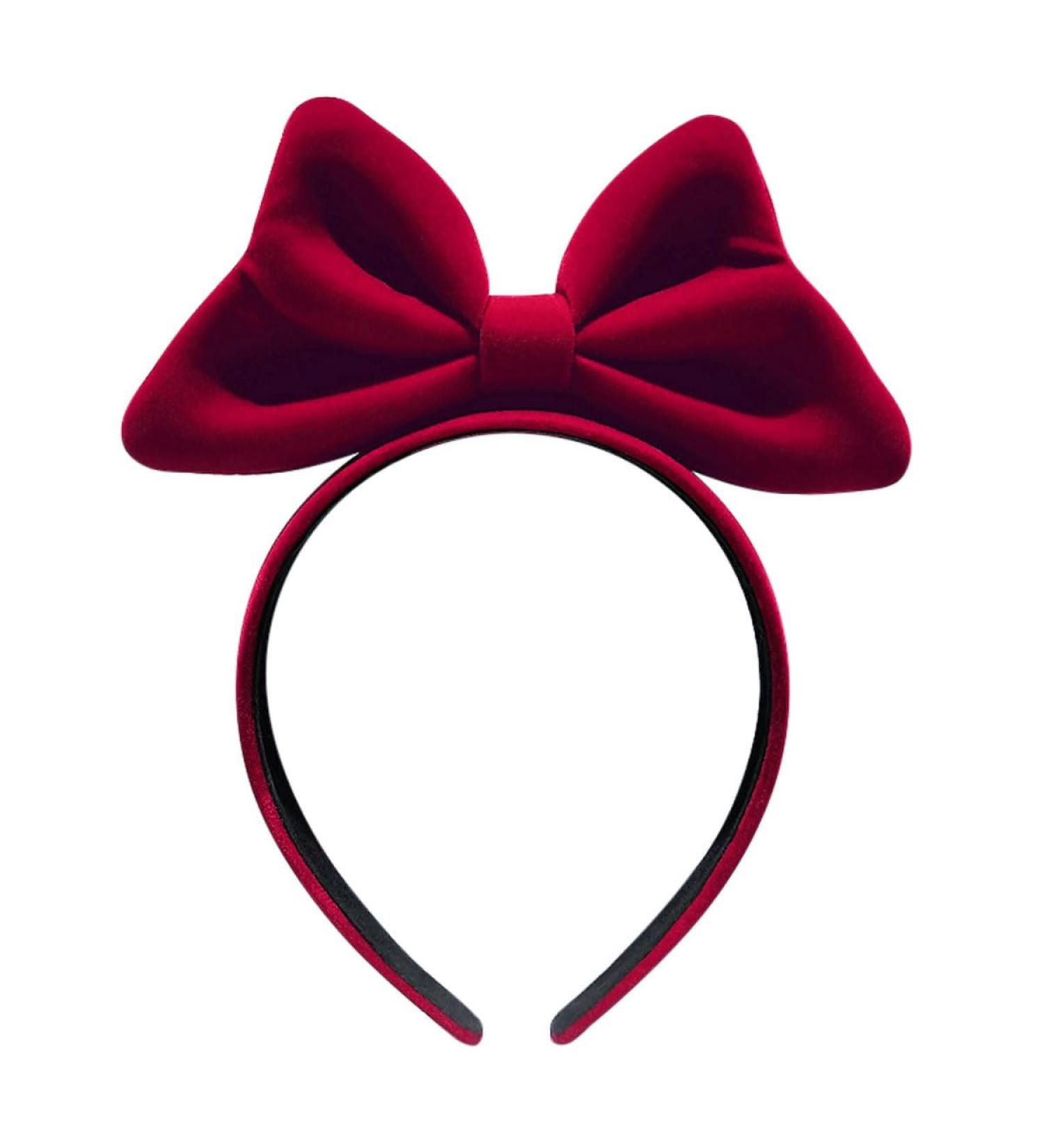 scicent Head Bands Adult Women Bow Headbands for Girls Hair Accessories for Daily Cosplay Christmas Red Hairbands Red-3 33005 - Buy Online on GoSupps.com